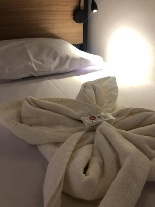 Bed in Hotel Beira Rio