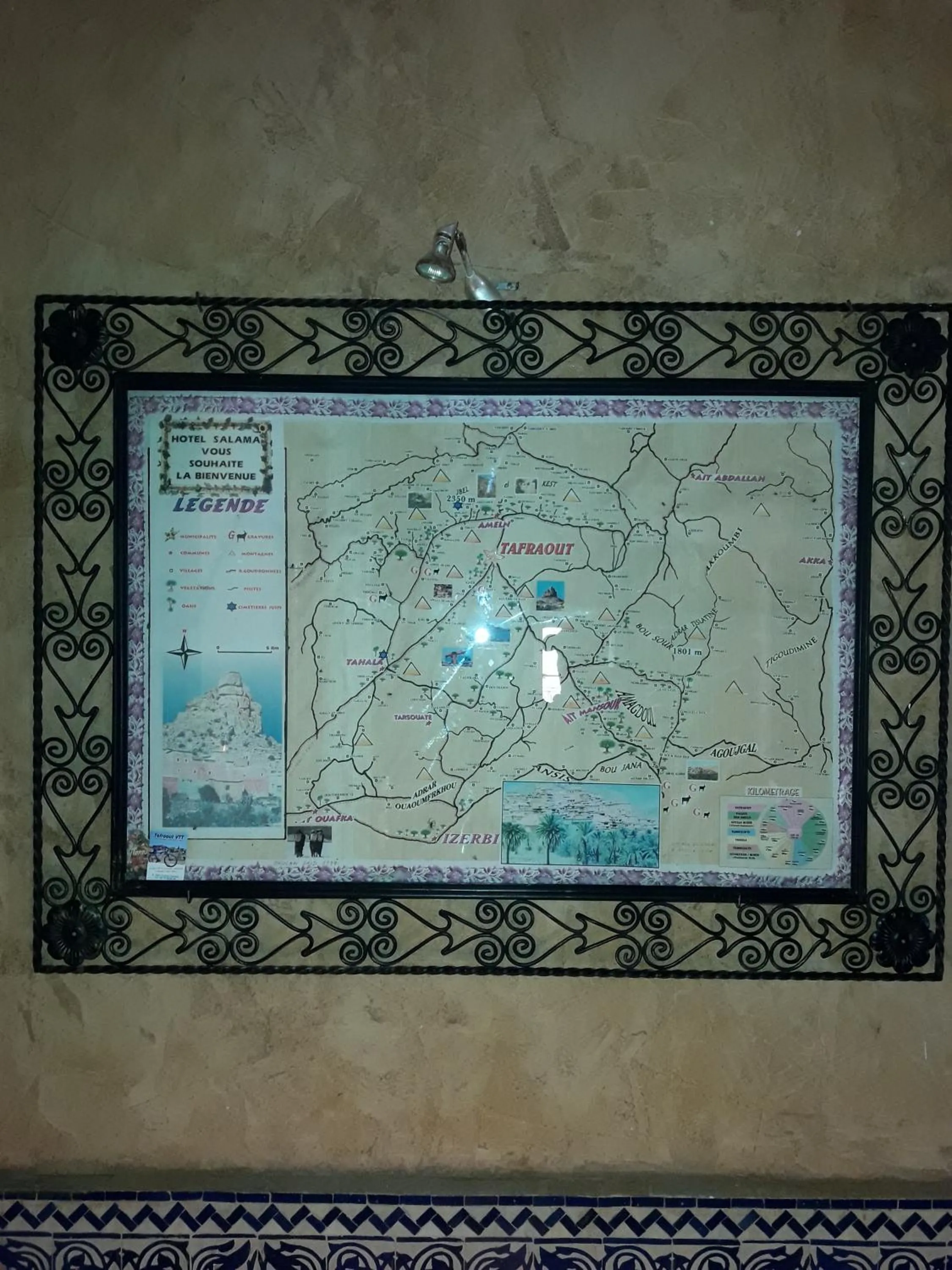 Decorative detail in Hotel Salama STE SAL- AMA SUD SARL AU