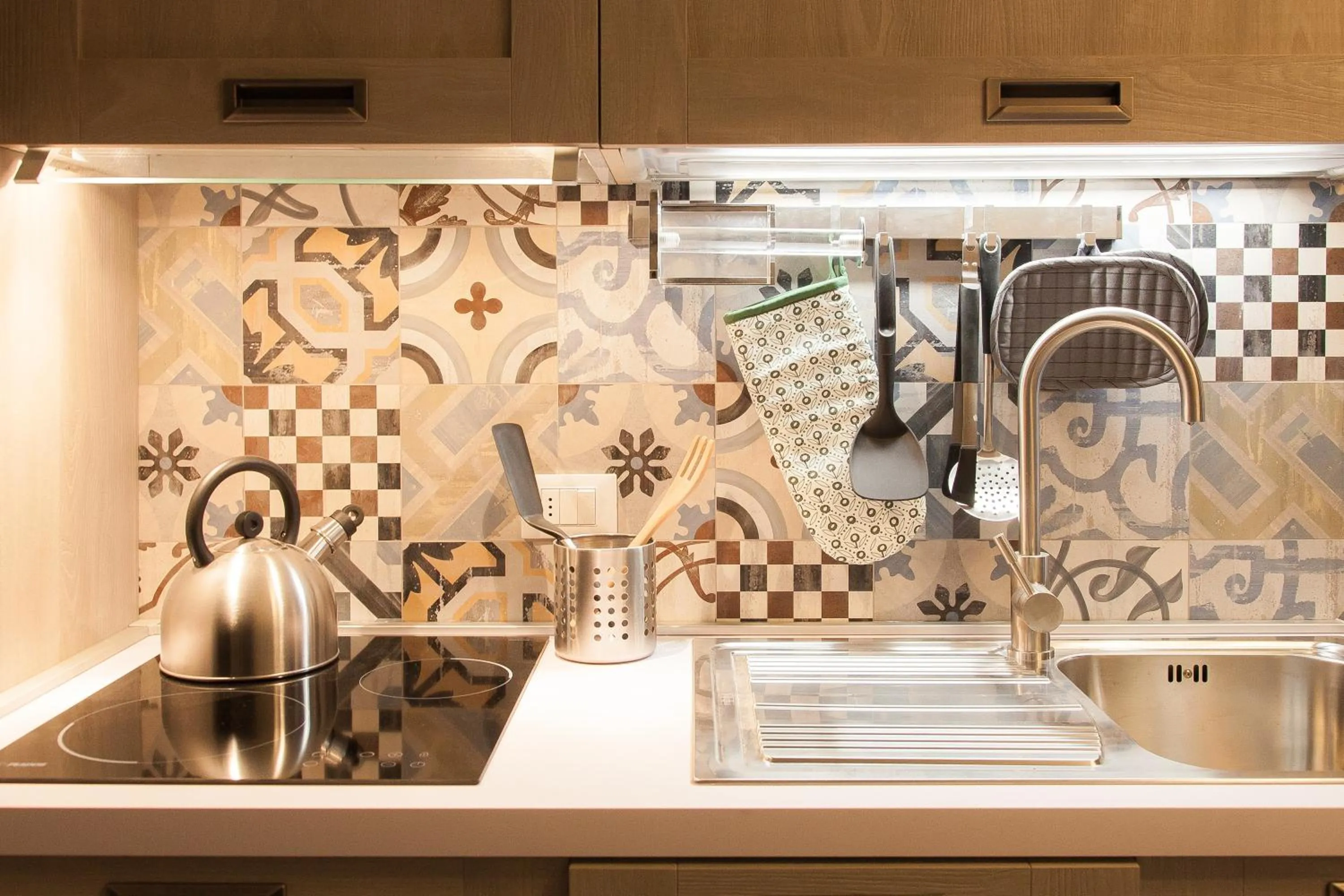 Kitchen or kitchenette in Boheme Apartment by Mamo Florence