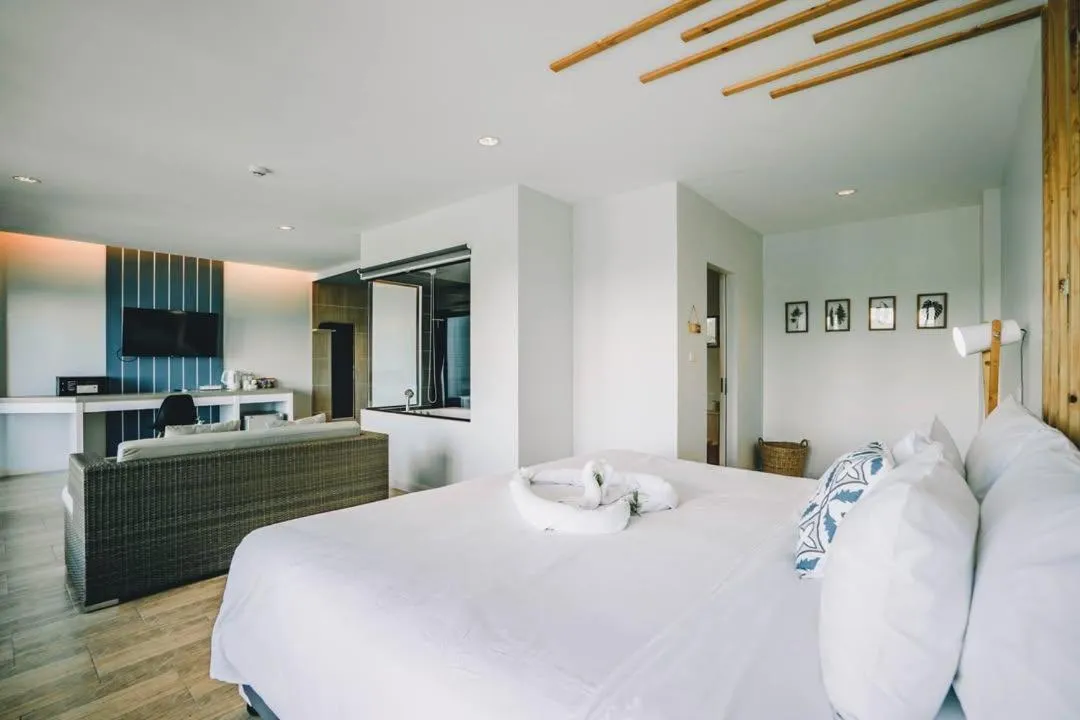 Bed in The Galla Hotel