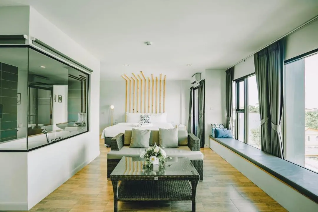 Bed in The Galla Hotel