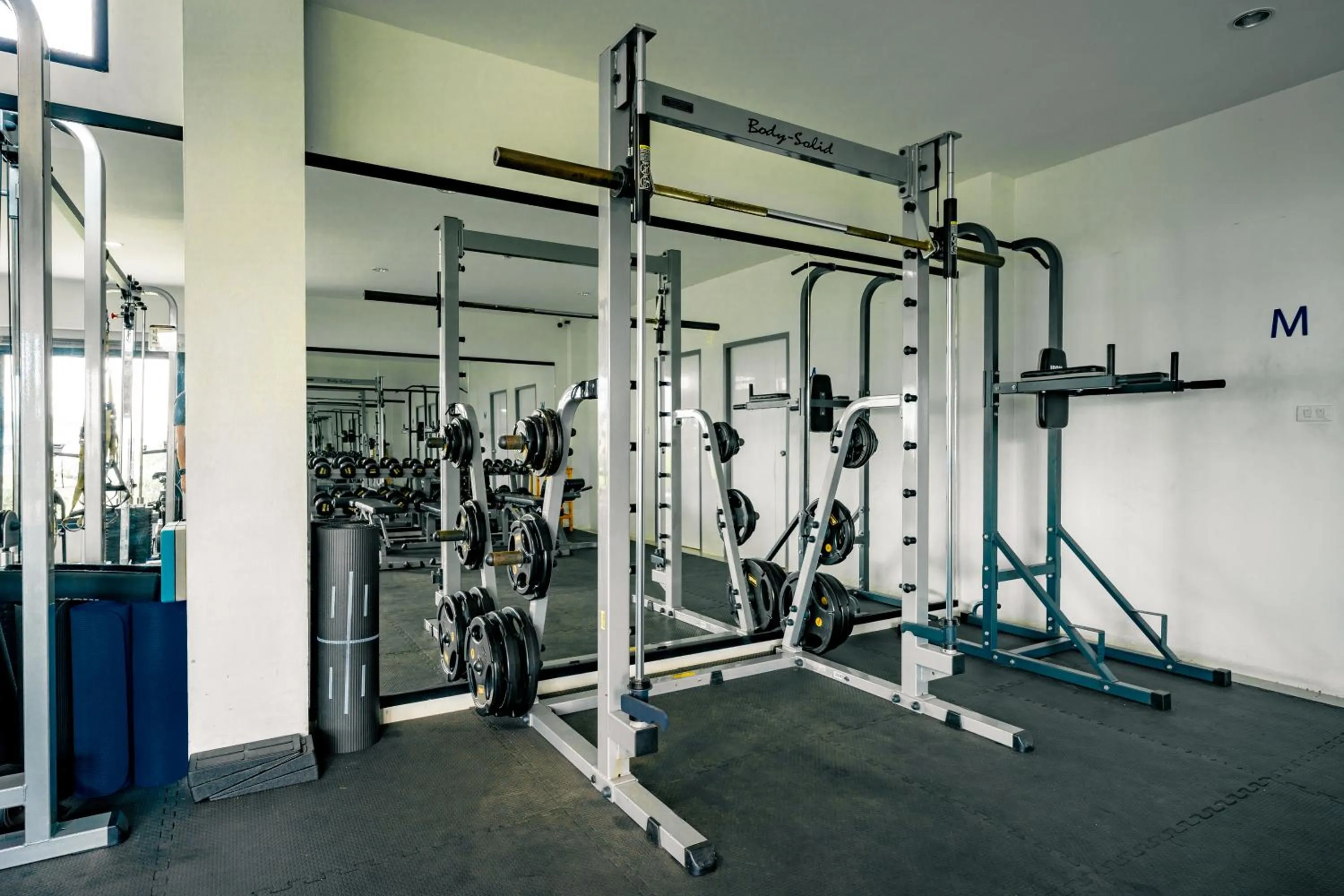 Fitness centre/facilities in The Galla Hotel