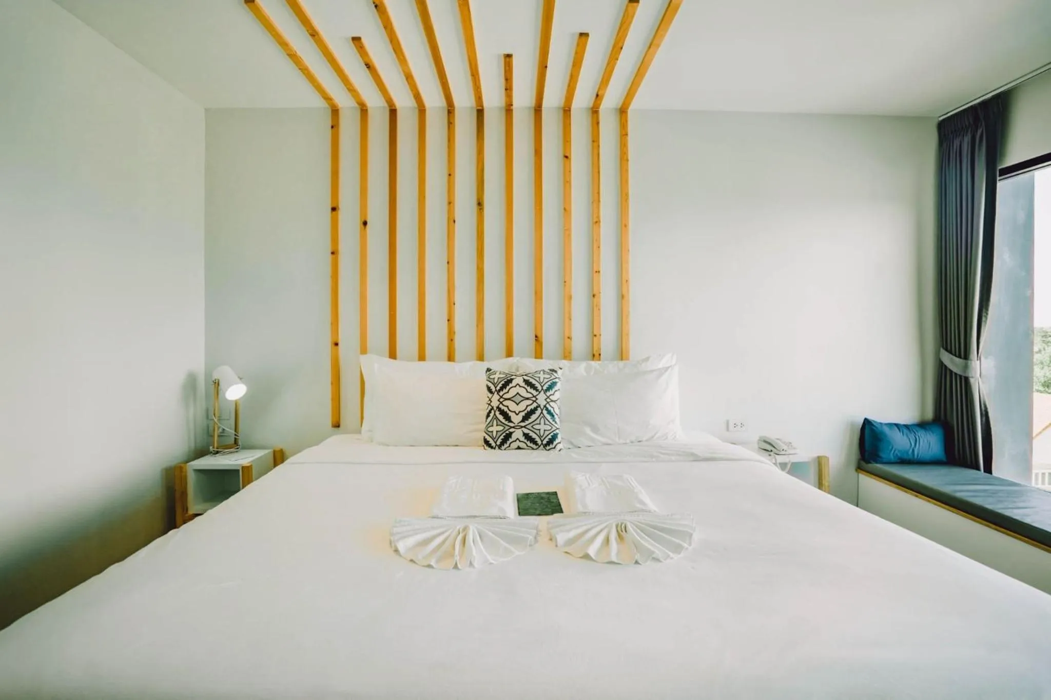 Bed in The Galla Hotel