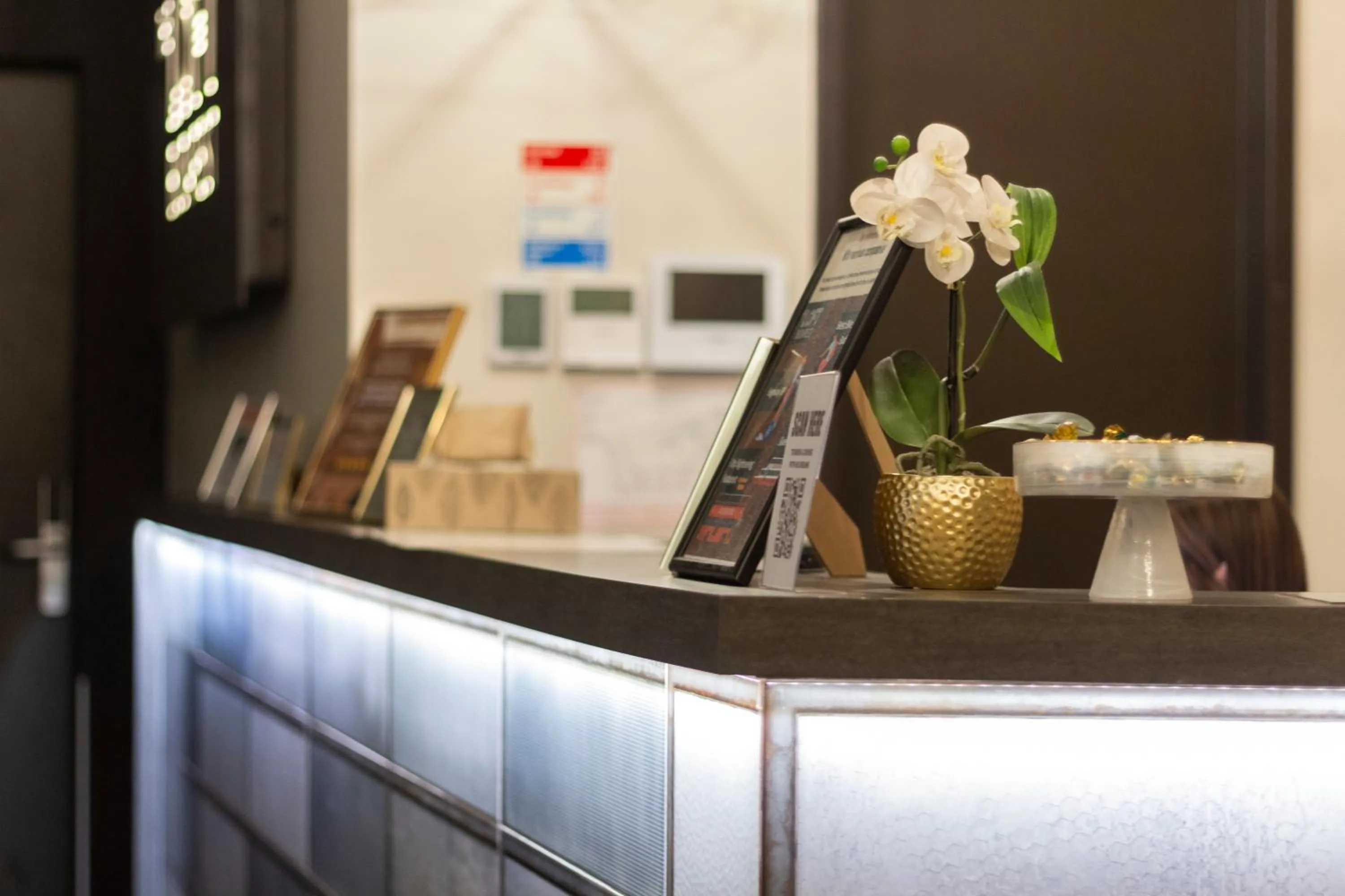 Lobby or reception in The Loft Budapest