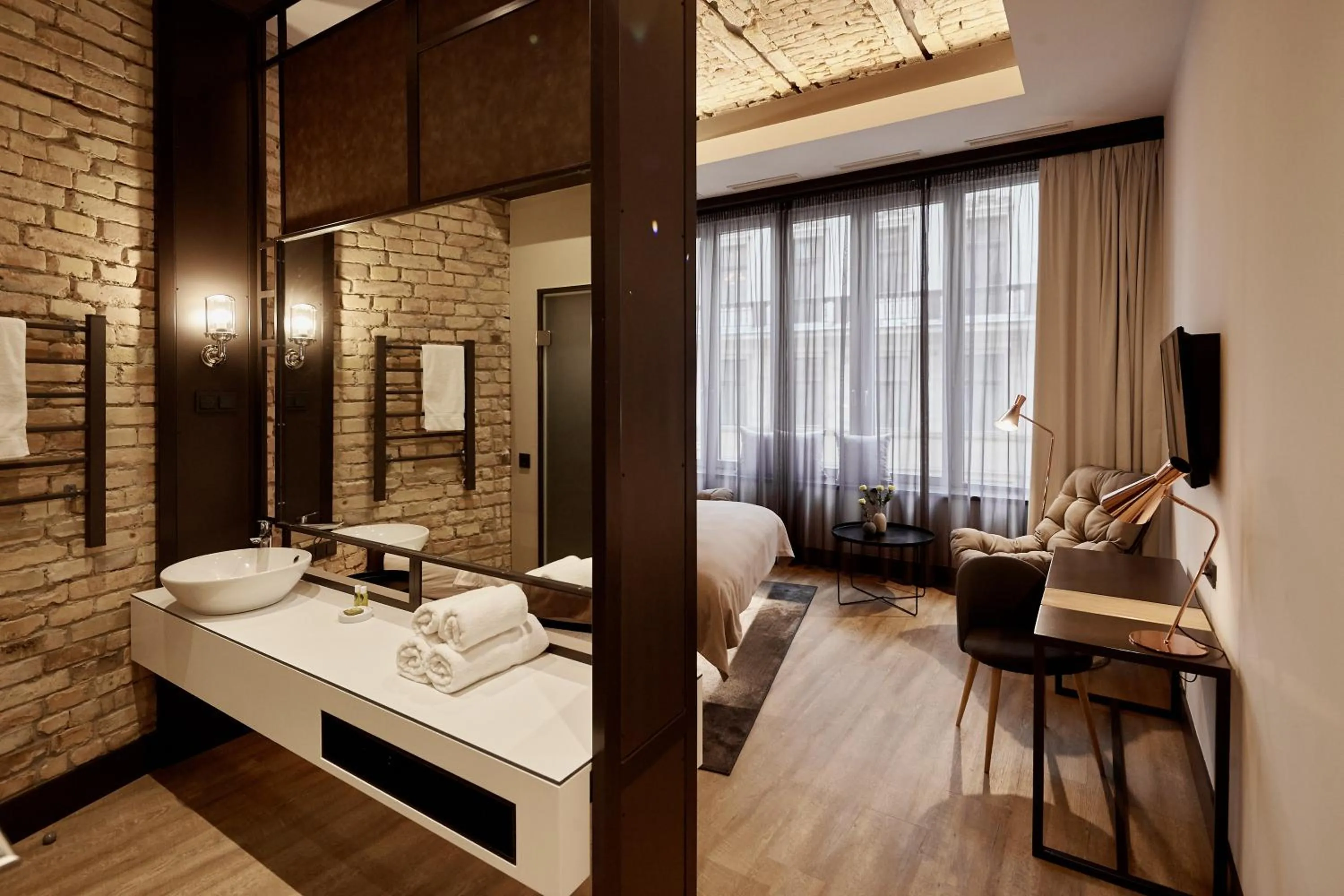 Bedroom, Bed in The Loft Budapest