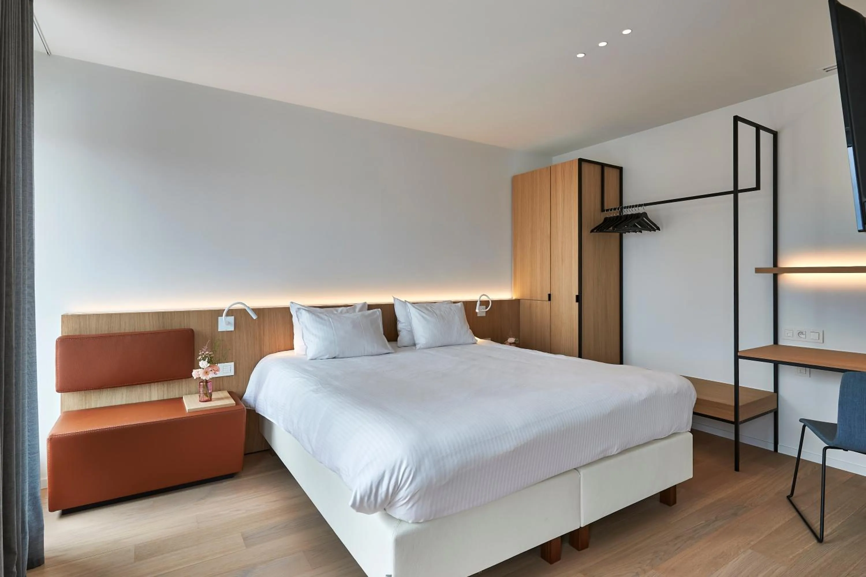 Bedroom, Bed in Parkhotel Roeselare