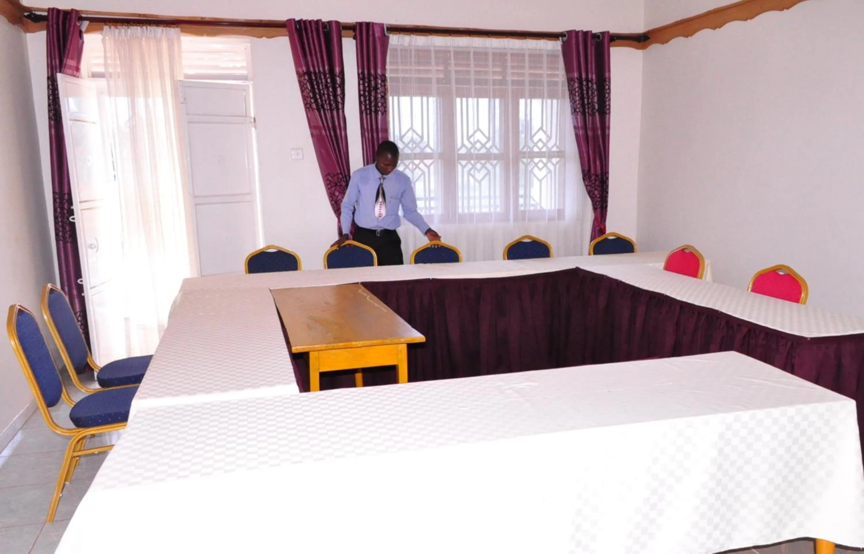 Dining area in Dream Palace Hotel Mbale