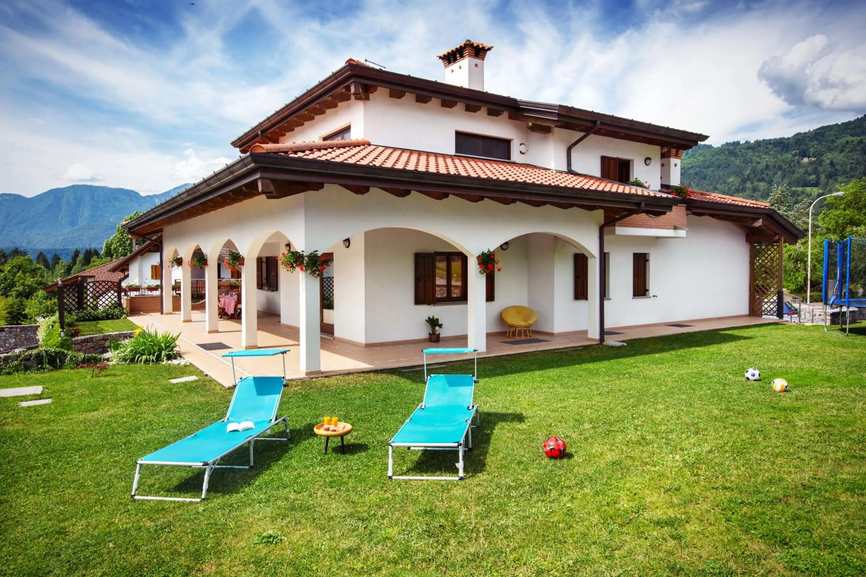 Garden view in B&B da mamma Lo