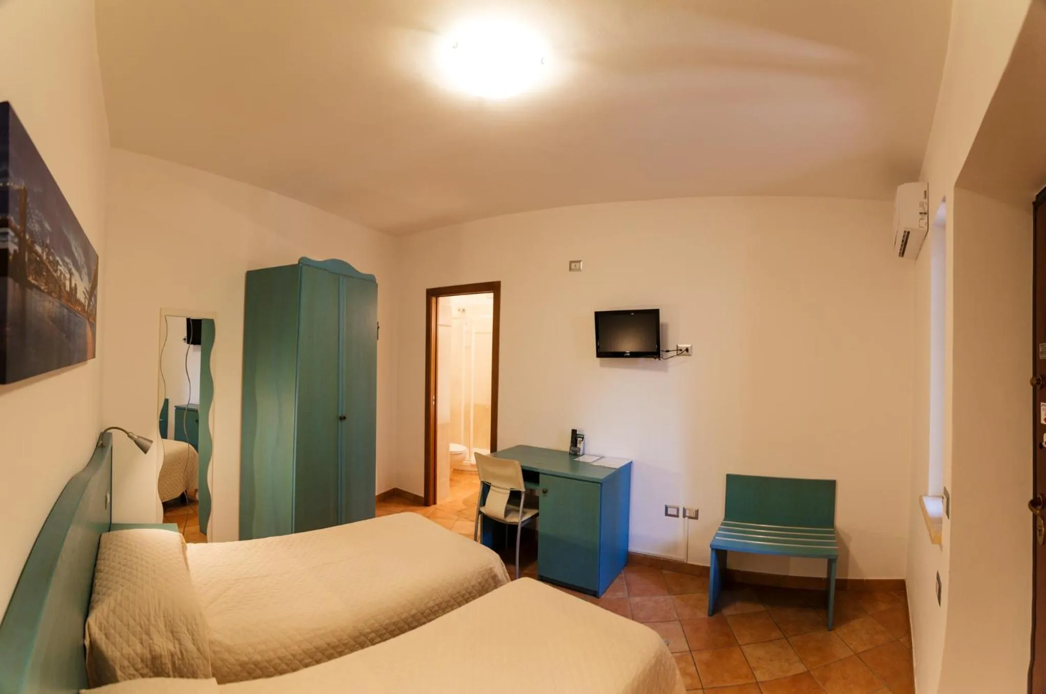 Communal lounge/ TV room, Bed in Villa dei Mercanti