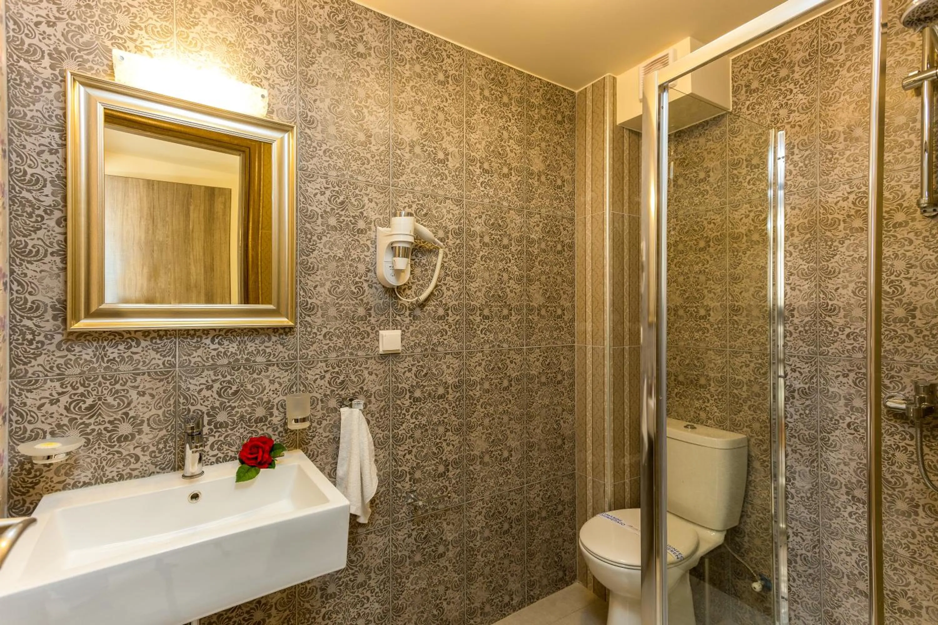 Shower in Polyxenia Suites