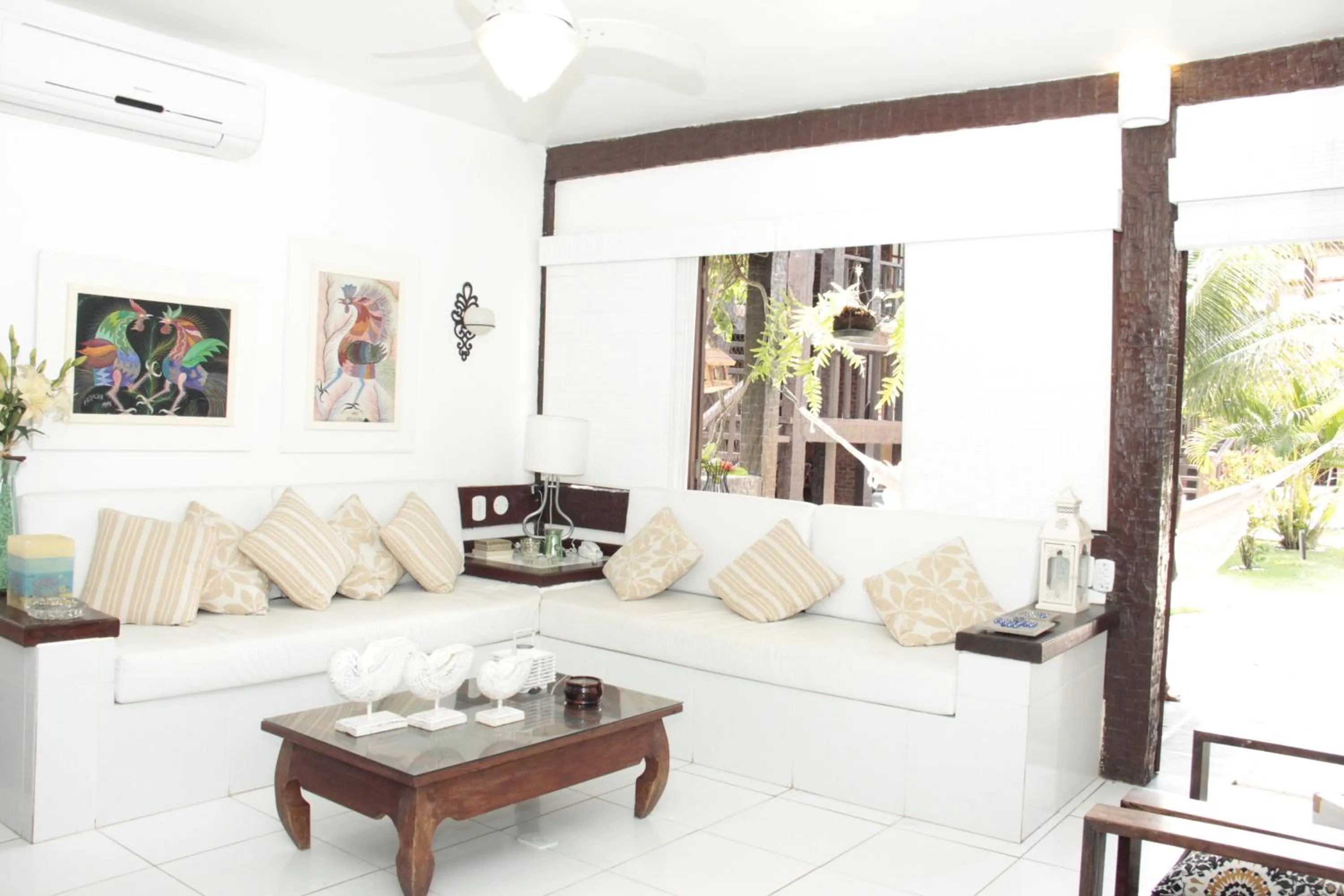 Communal lounge/ TV room in Apart Hotel Pet Friendly em Búzios