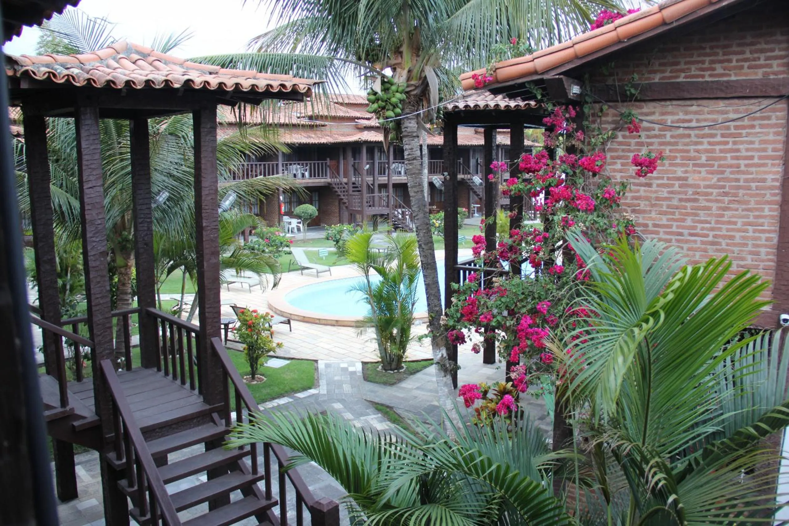 Patio in Apart Hotel Pet Friendly em Búzios