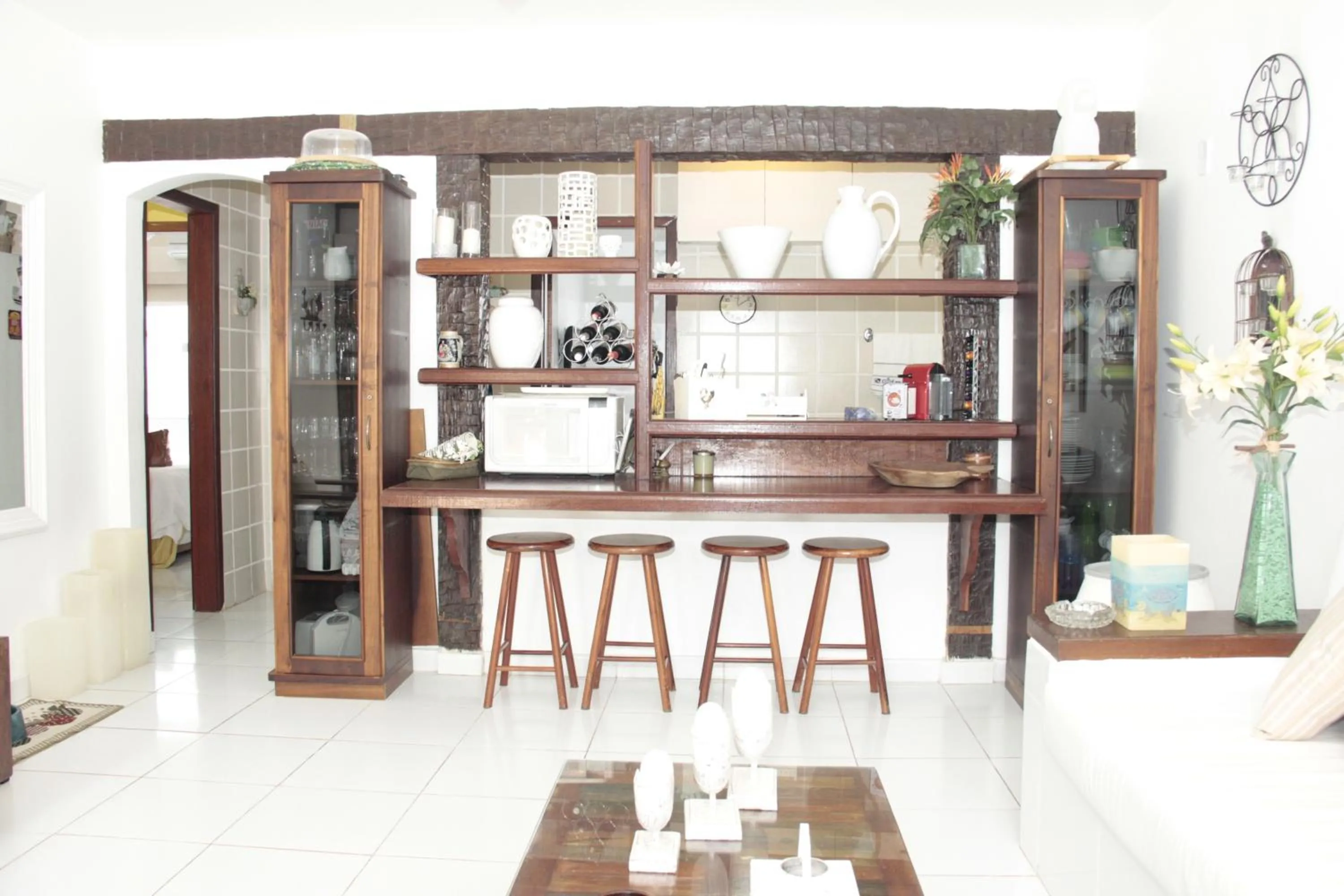 Communal lounge/ TV room in Apart Hotel Pet Friendly em Búzios