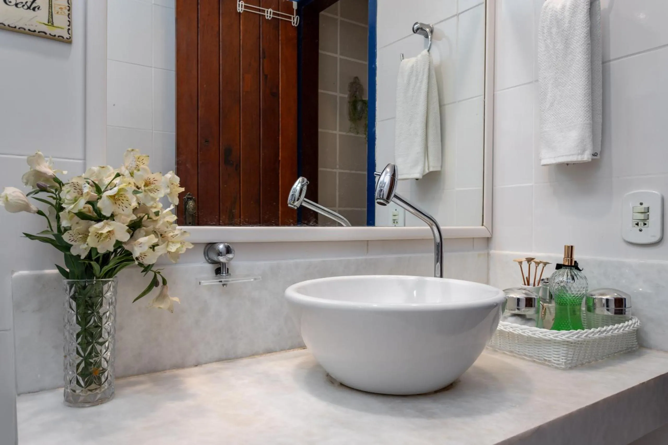 Bathroom in Apart Hotel Pet Friendly em Búzios