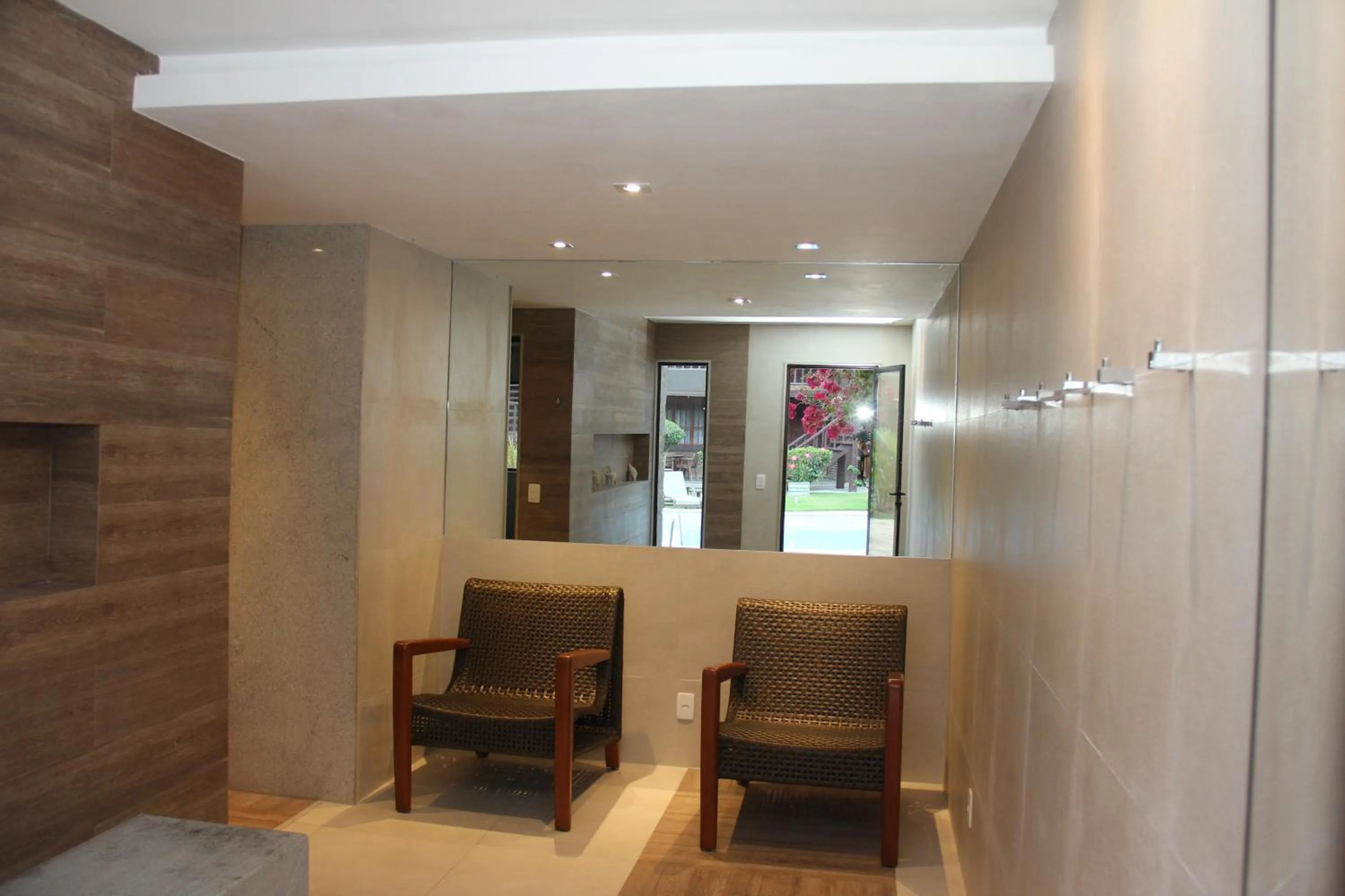 Sauna in Apart Hotel Pet Friendly em Búzios