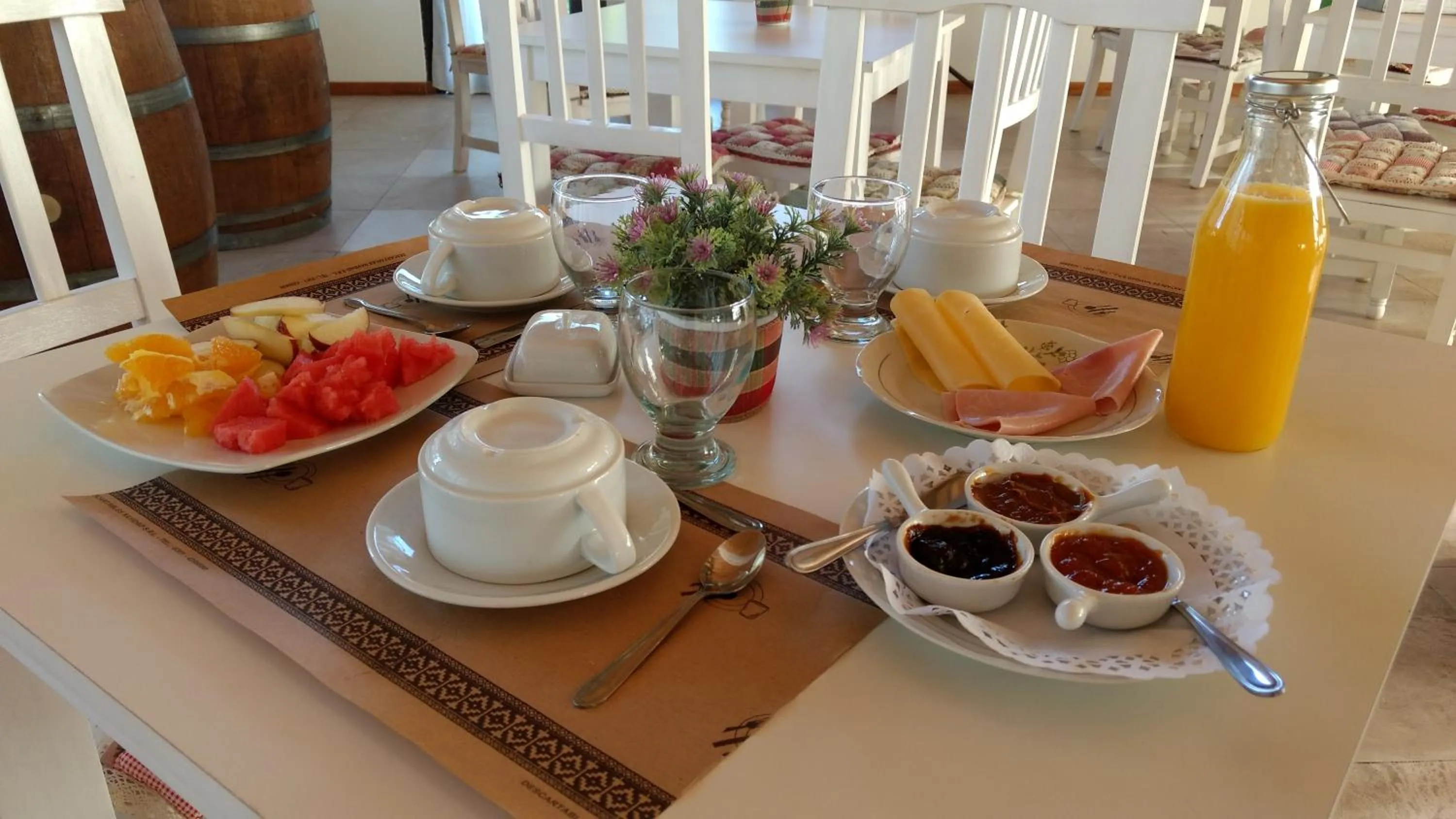 Breakfast in Finca Fisterra