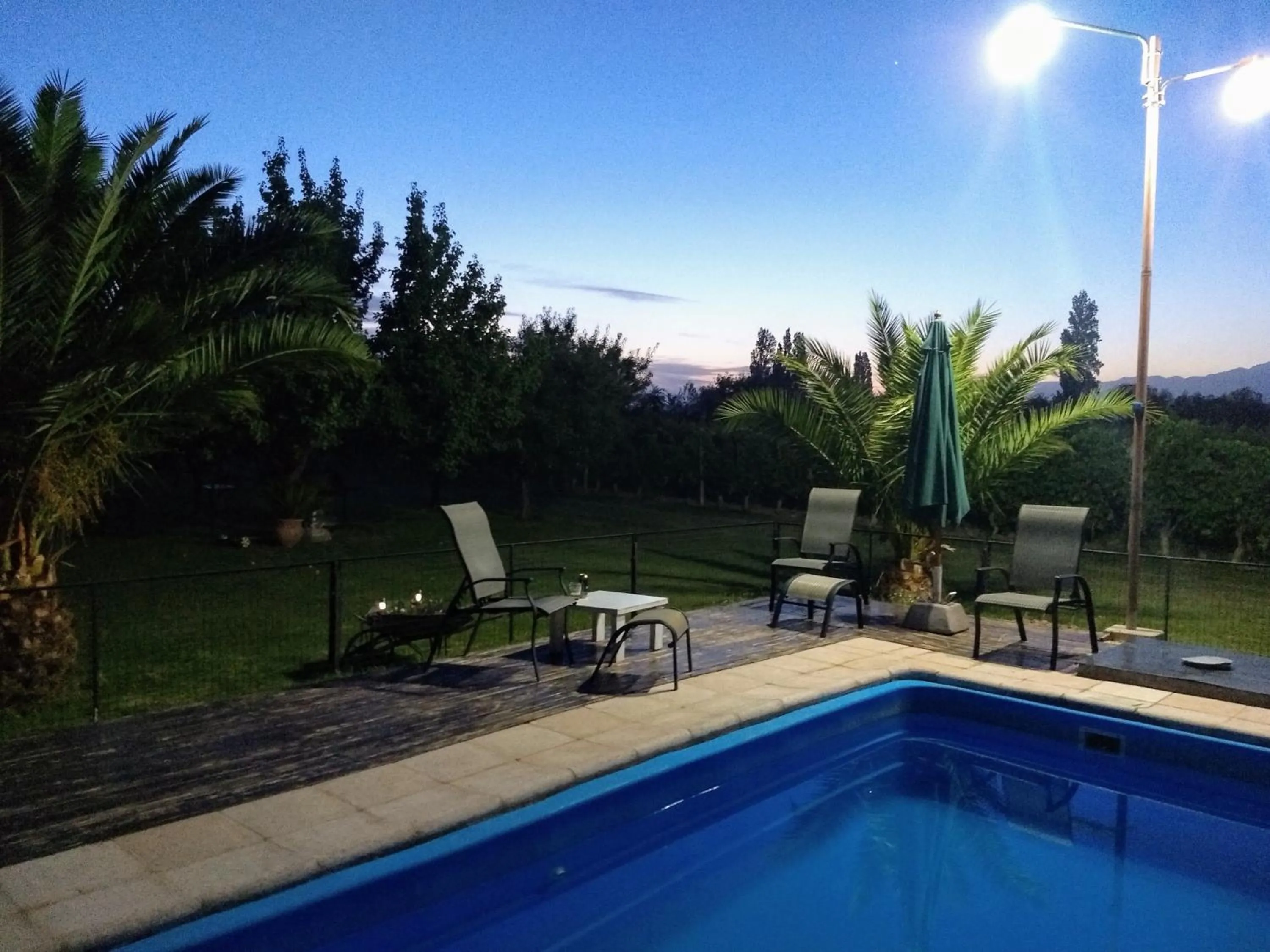 Swimming pool in Finca Fisterra