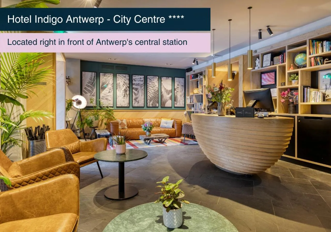 Lobby or reception in Hotel Indigo Antwerp City Centre by IHG