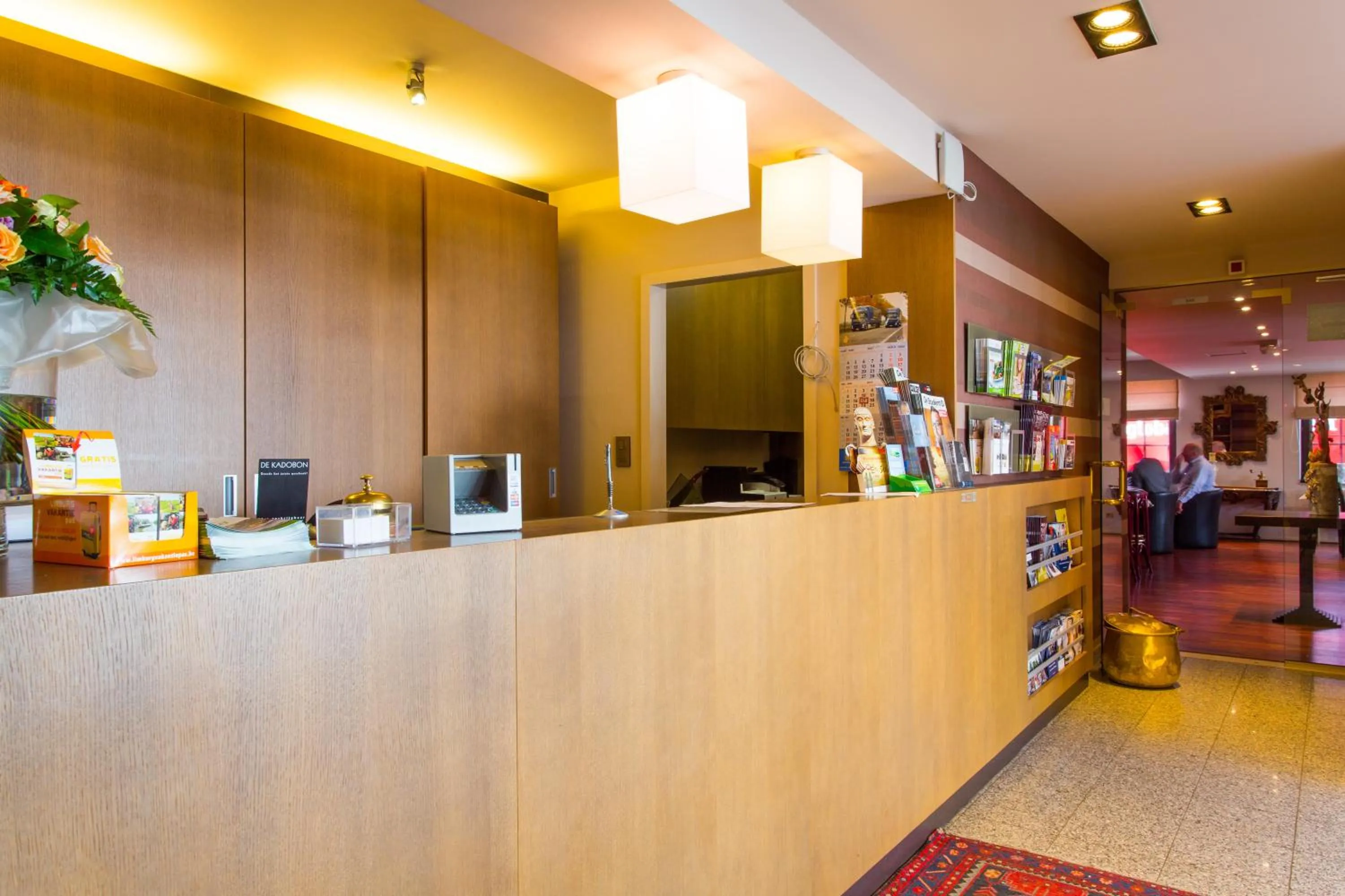 Lobby or reception in Hotel Malpertuus