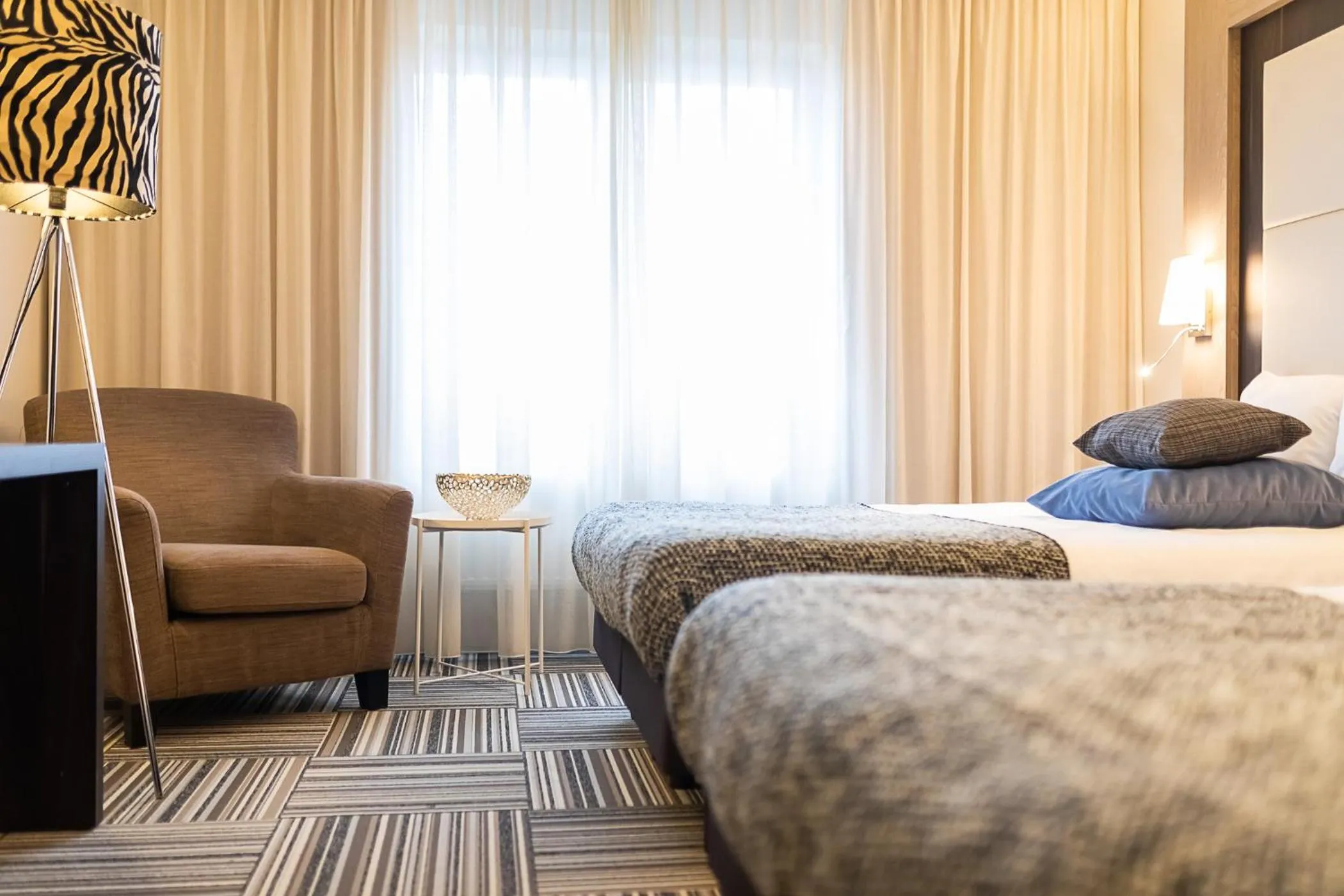 Decorative detail, Bed in Hotel Malpertuus