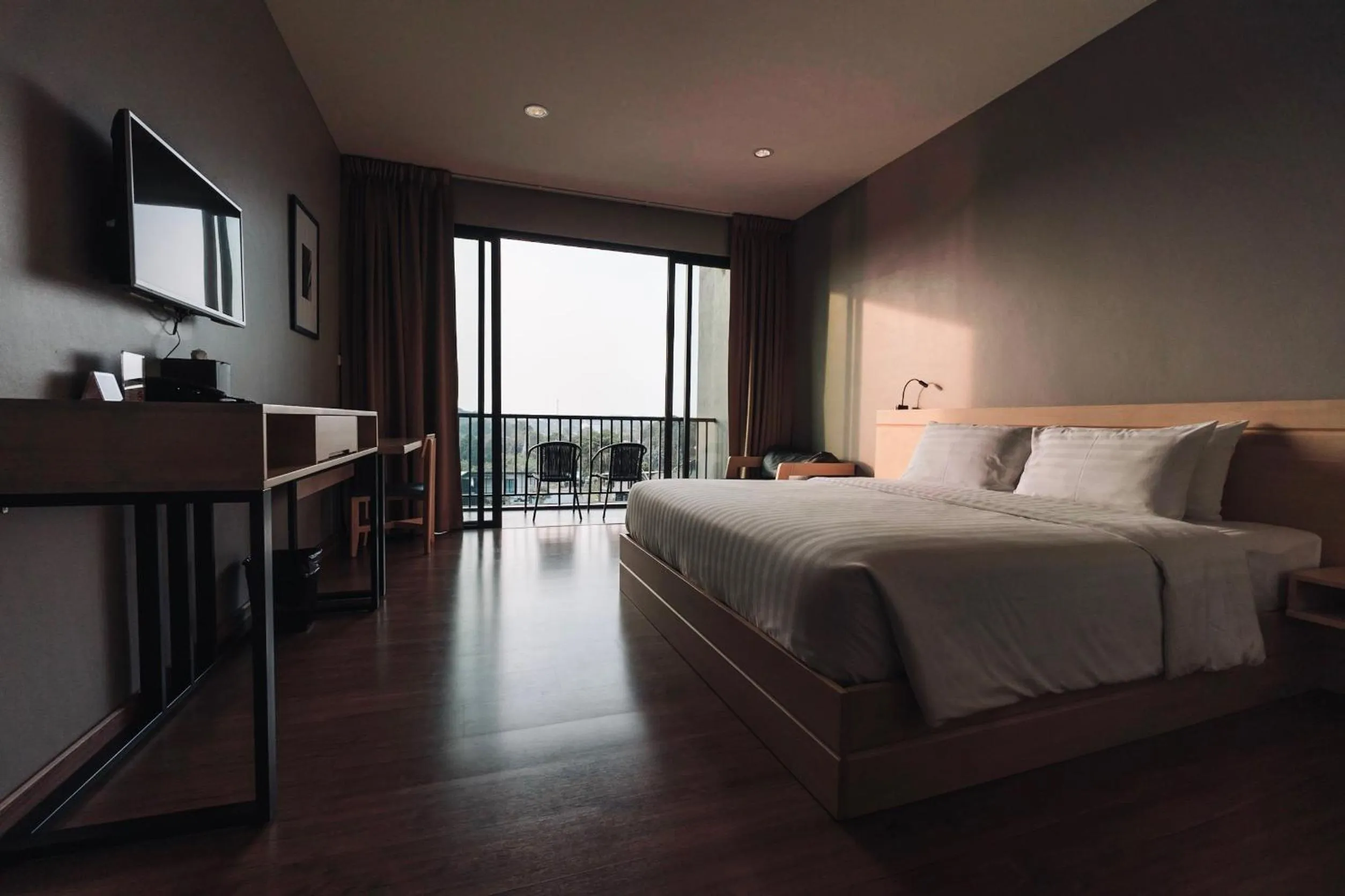 Bed in Riverawan Hotel