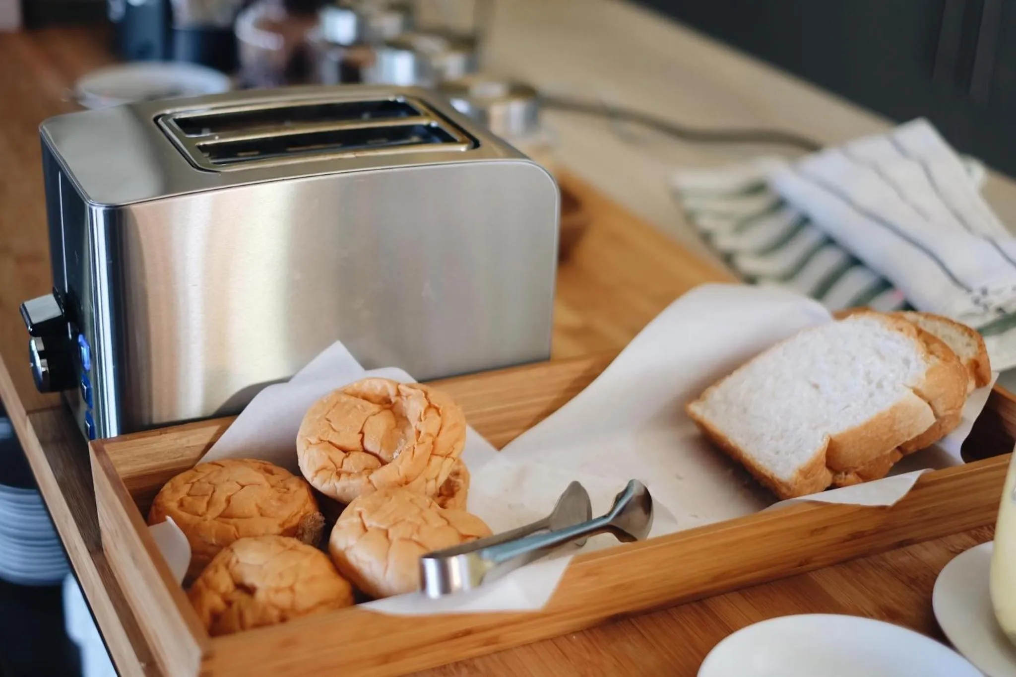 American breakfast in Riverawan Hotel