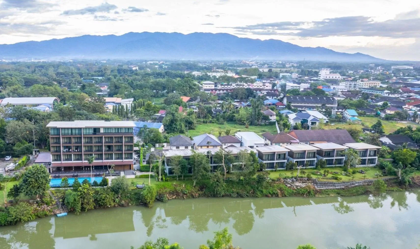 Bird's eye view in Riverawan Hotel