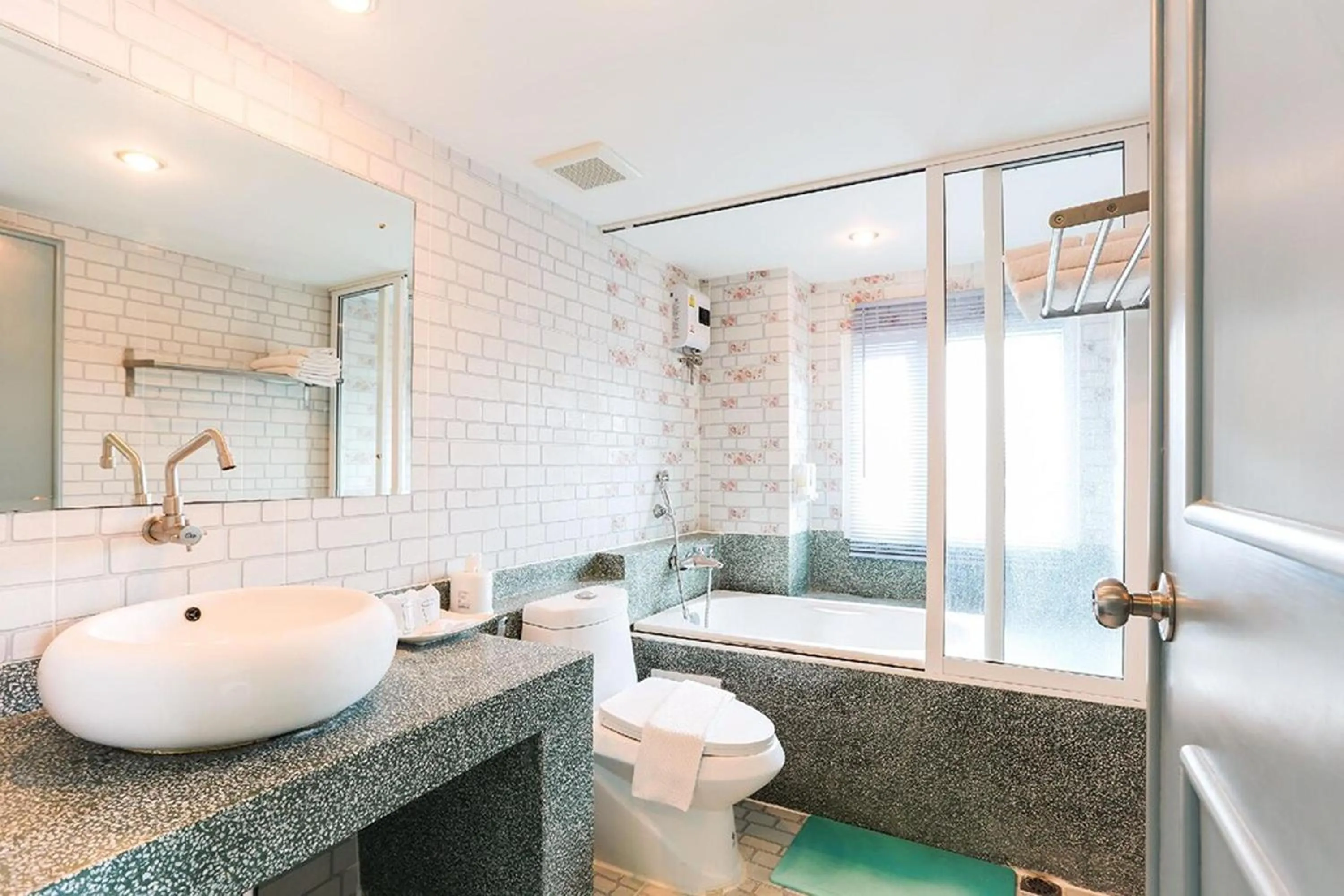 Bathroom in The Lilly Hotel