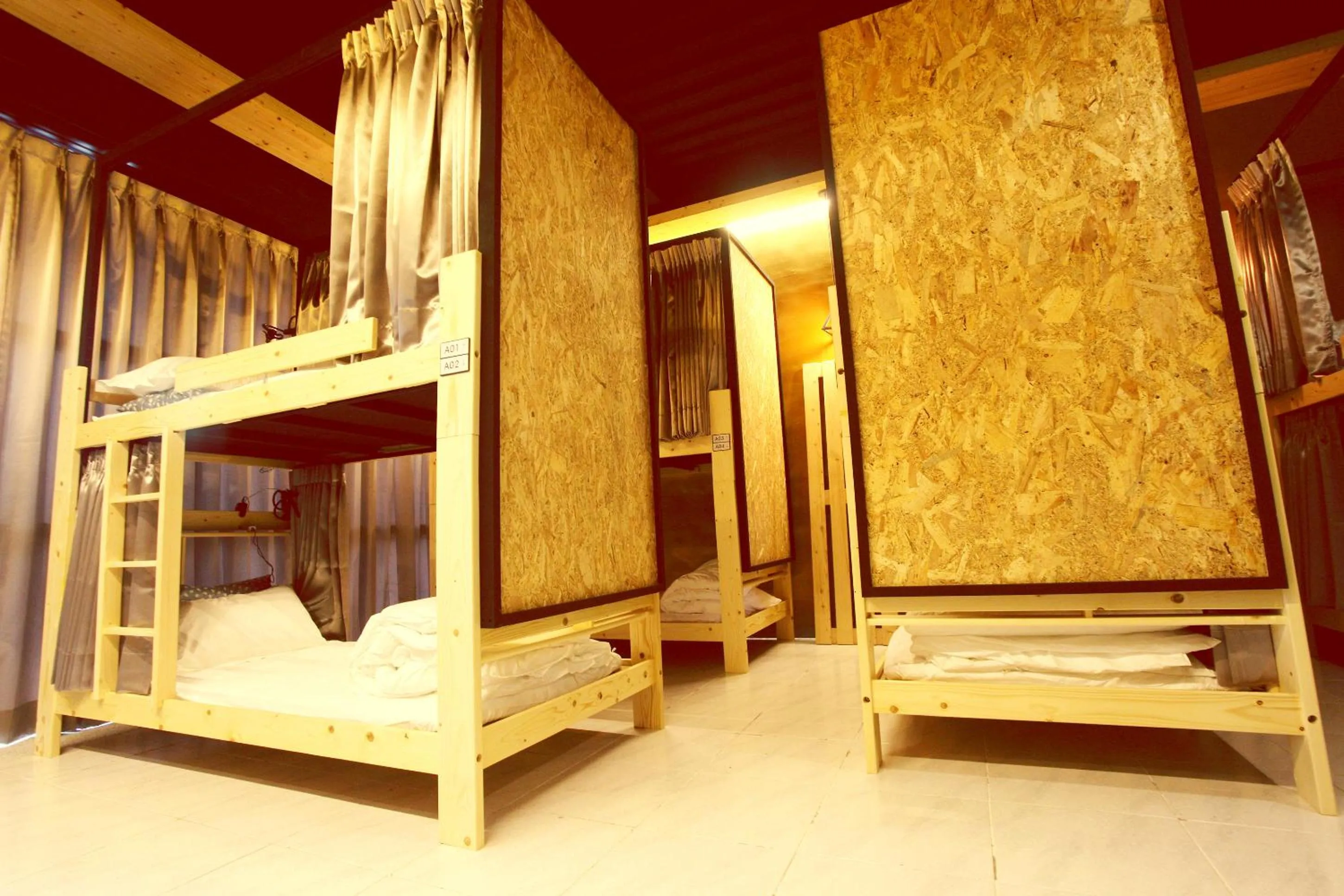 bunk bed, Bed in Light Shadow