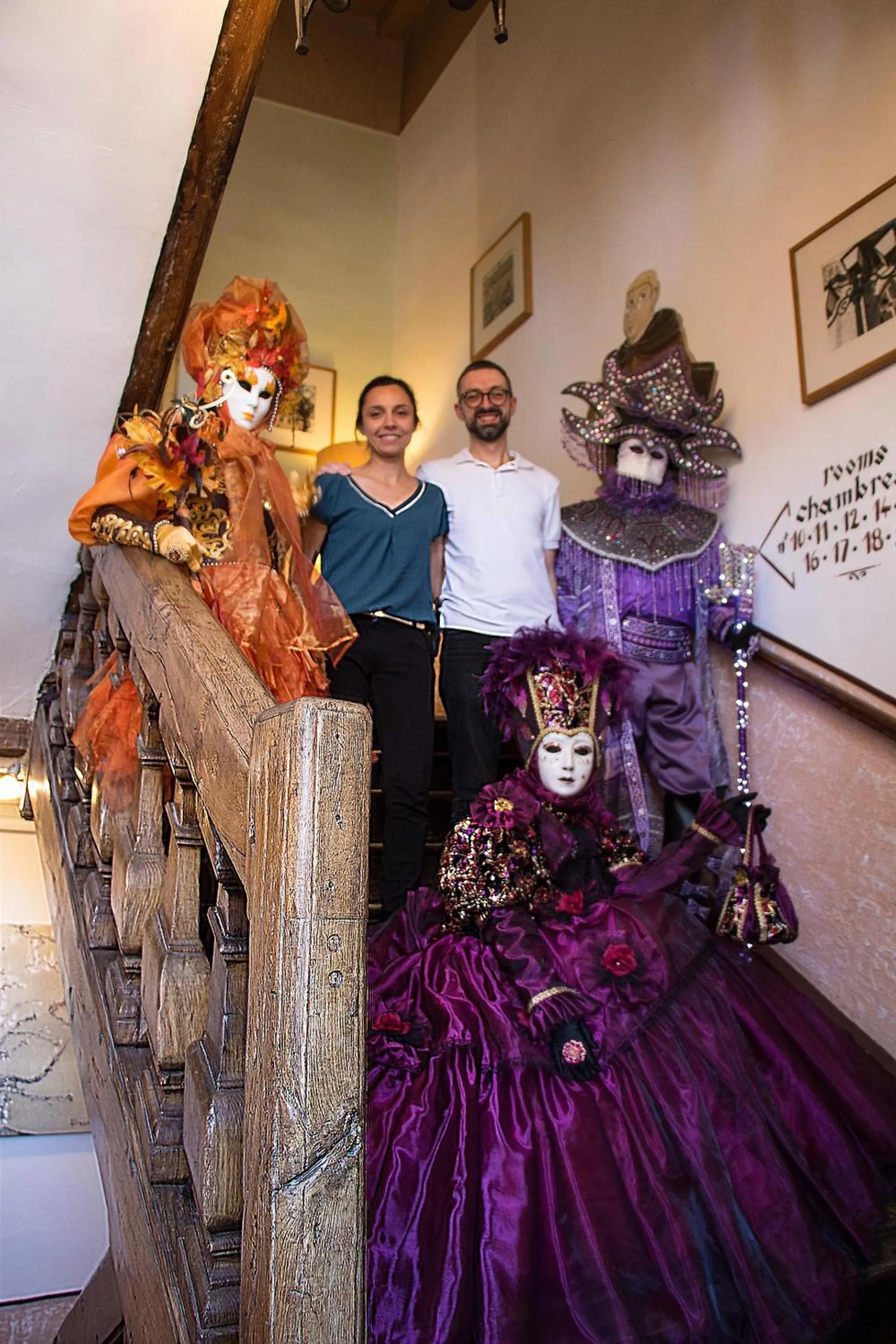 Staff in Logis Hôtel Central