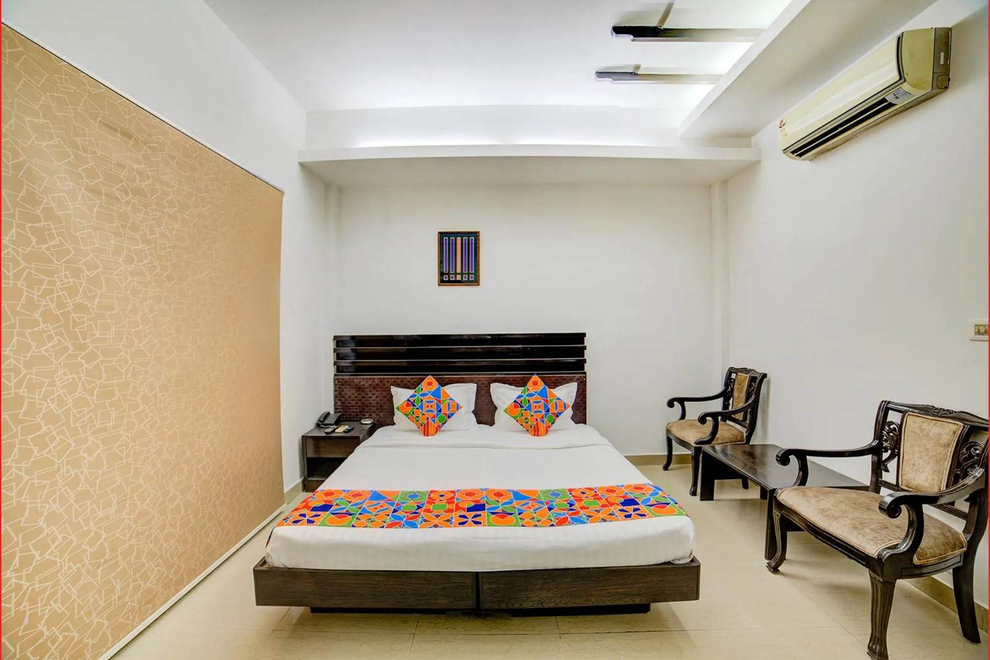 Bedroom, Bed in FabHotel Exotica Greenpark