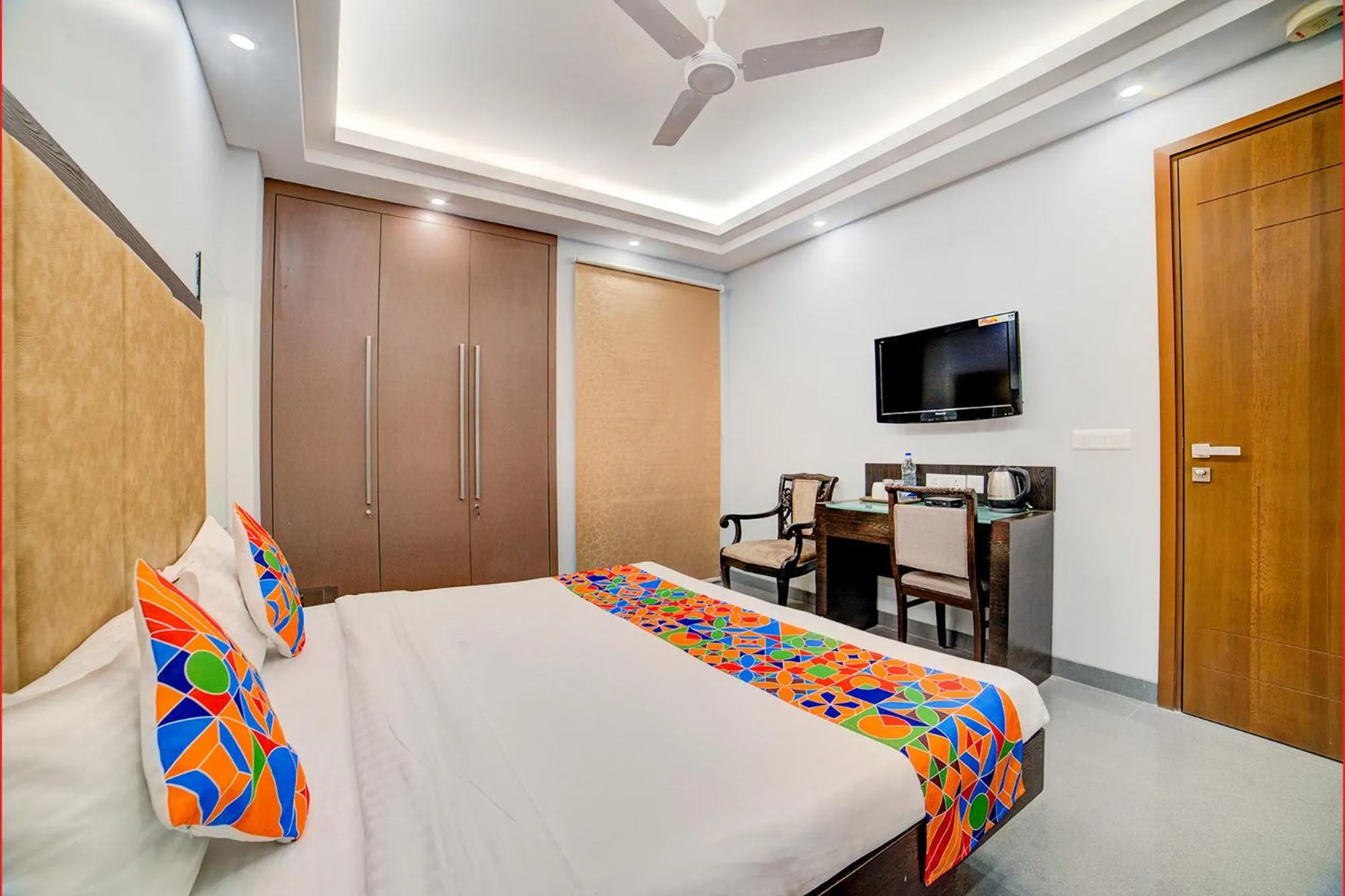 Bedroom, Bed in FabHotel Exotica Greenpark