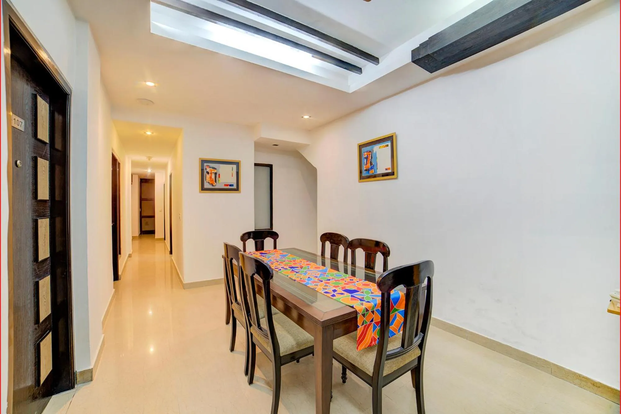 Dining area in FabHotel Exotica Greenpark