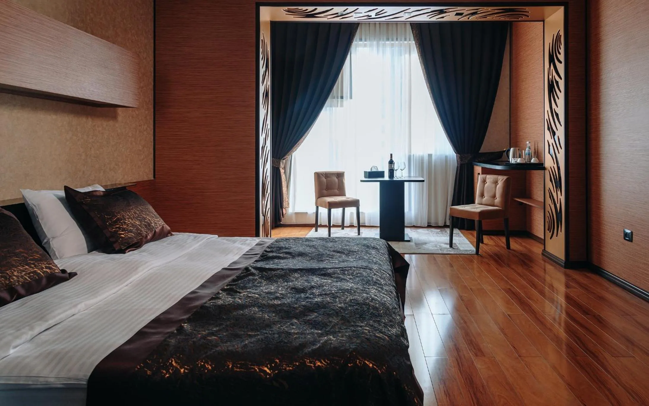 Bed in Bayil Breeze Hotel & Restaurant