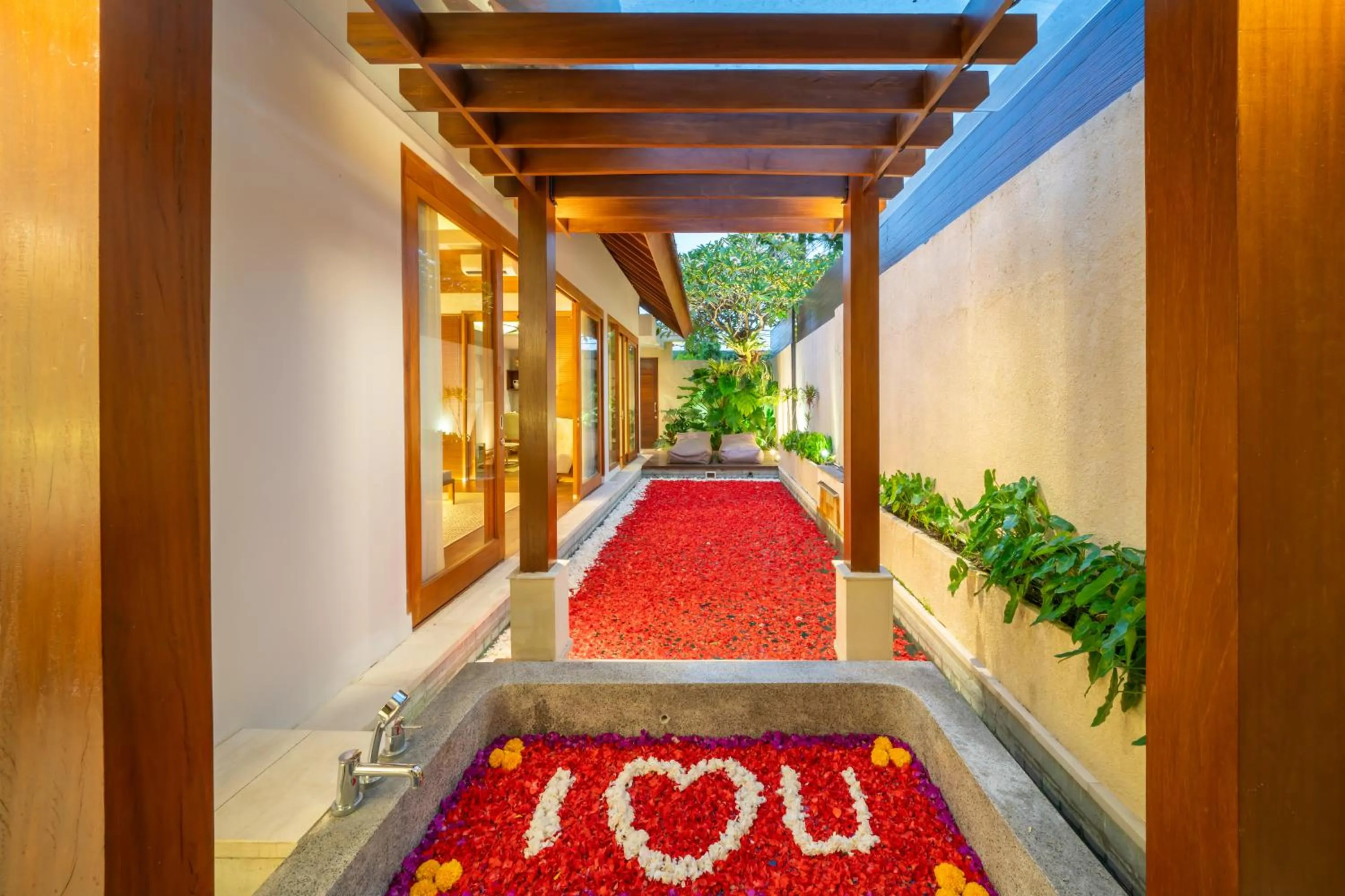 Pool view in Sithala Villa Seminyak