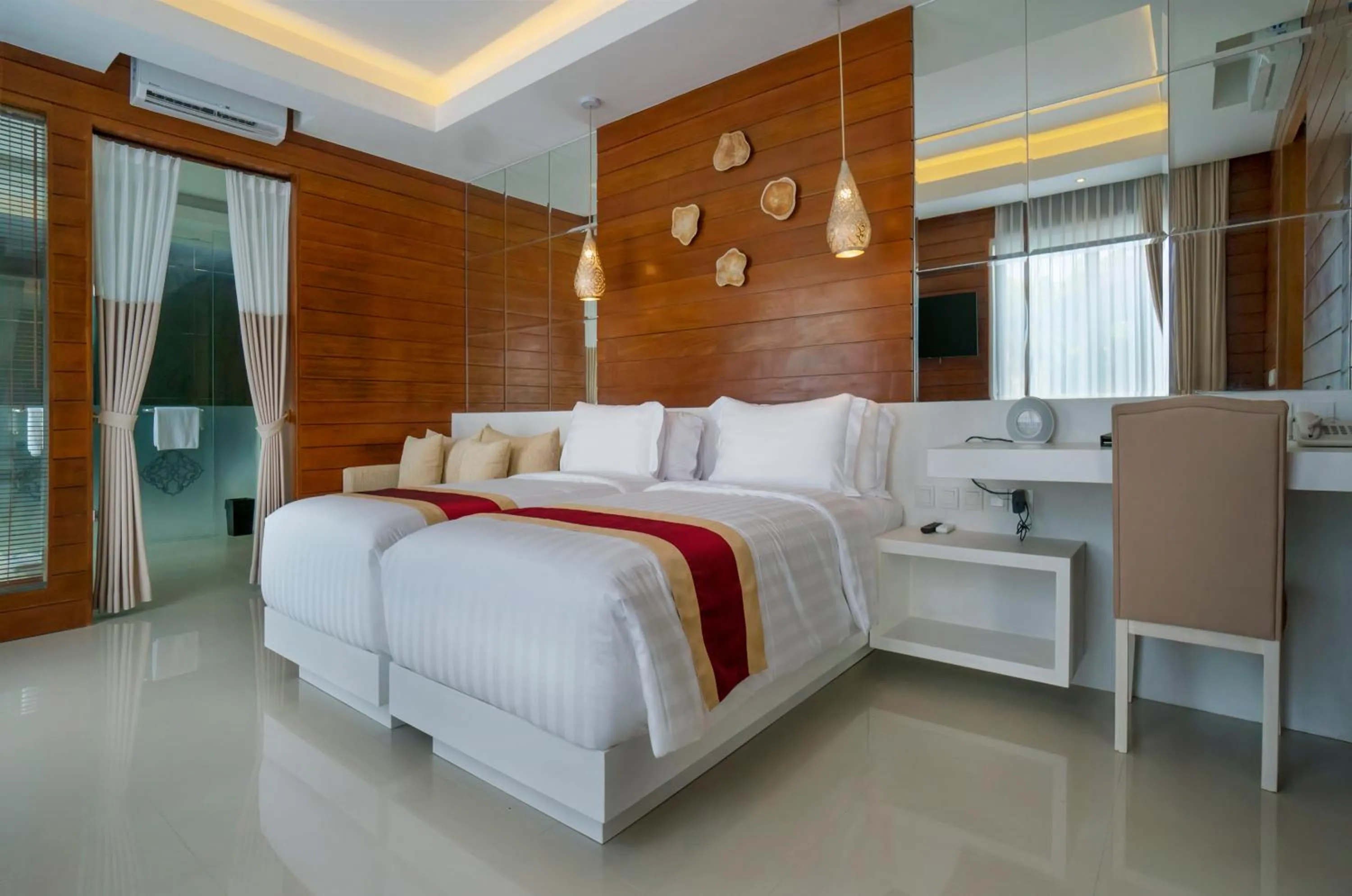 Bed in Sithala Villa Seminyak