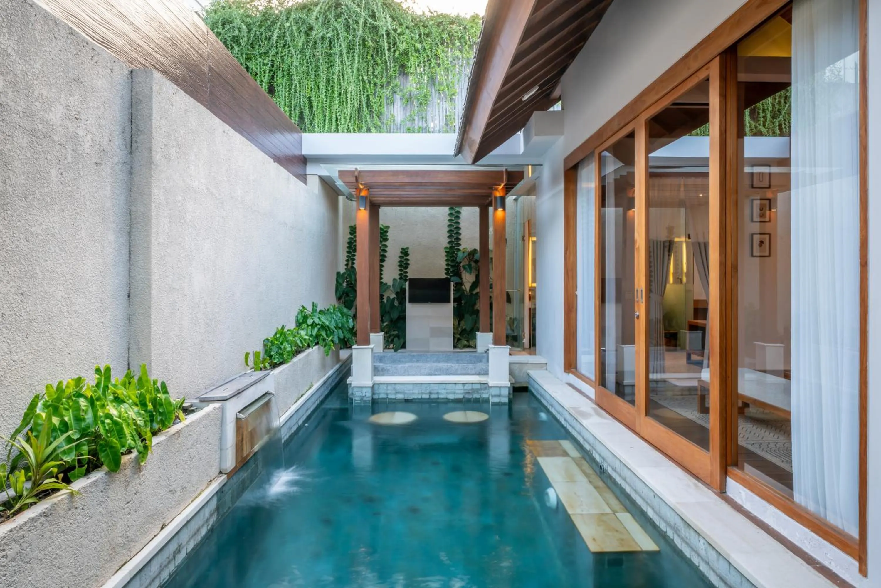 Pool view in Sithala Villa Seminyak