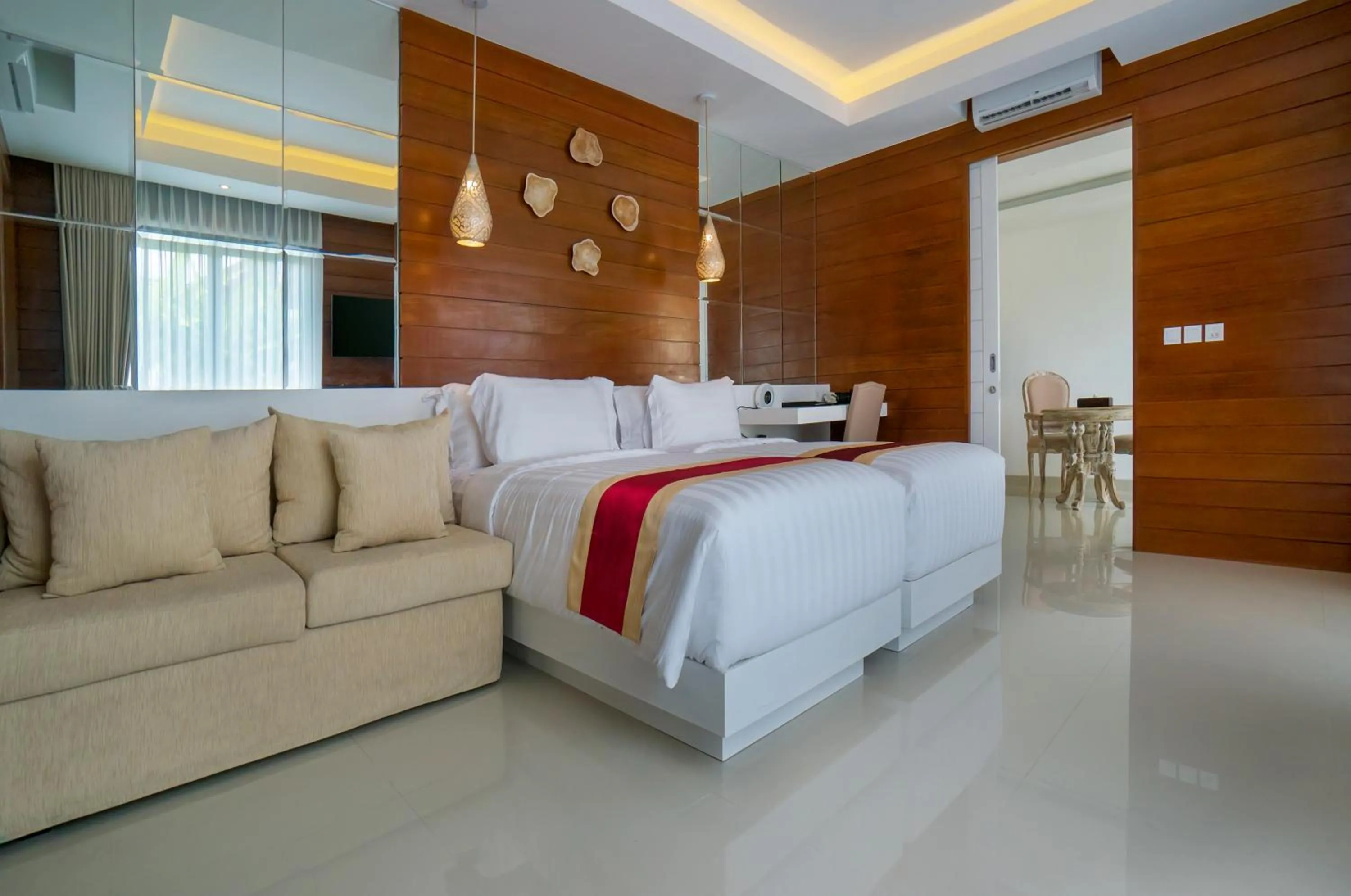 Bed in Sithala Villa Seminyak