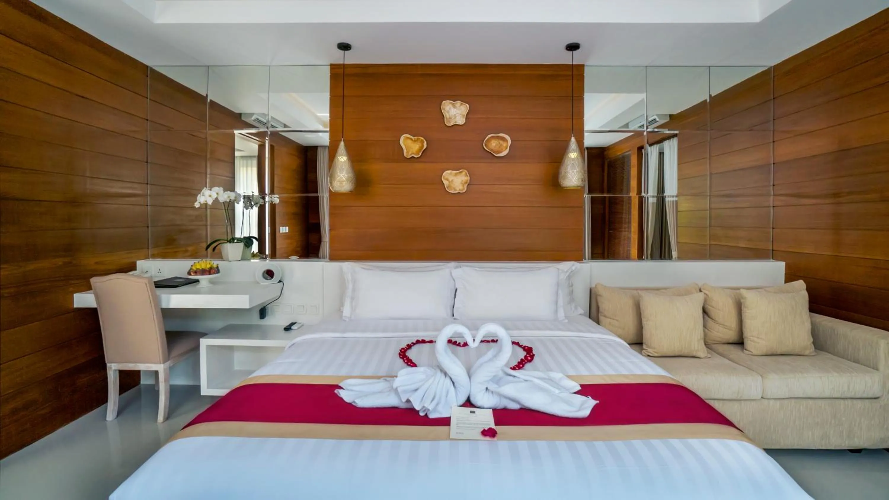 Bed in Sithala Villa Seminyak