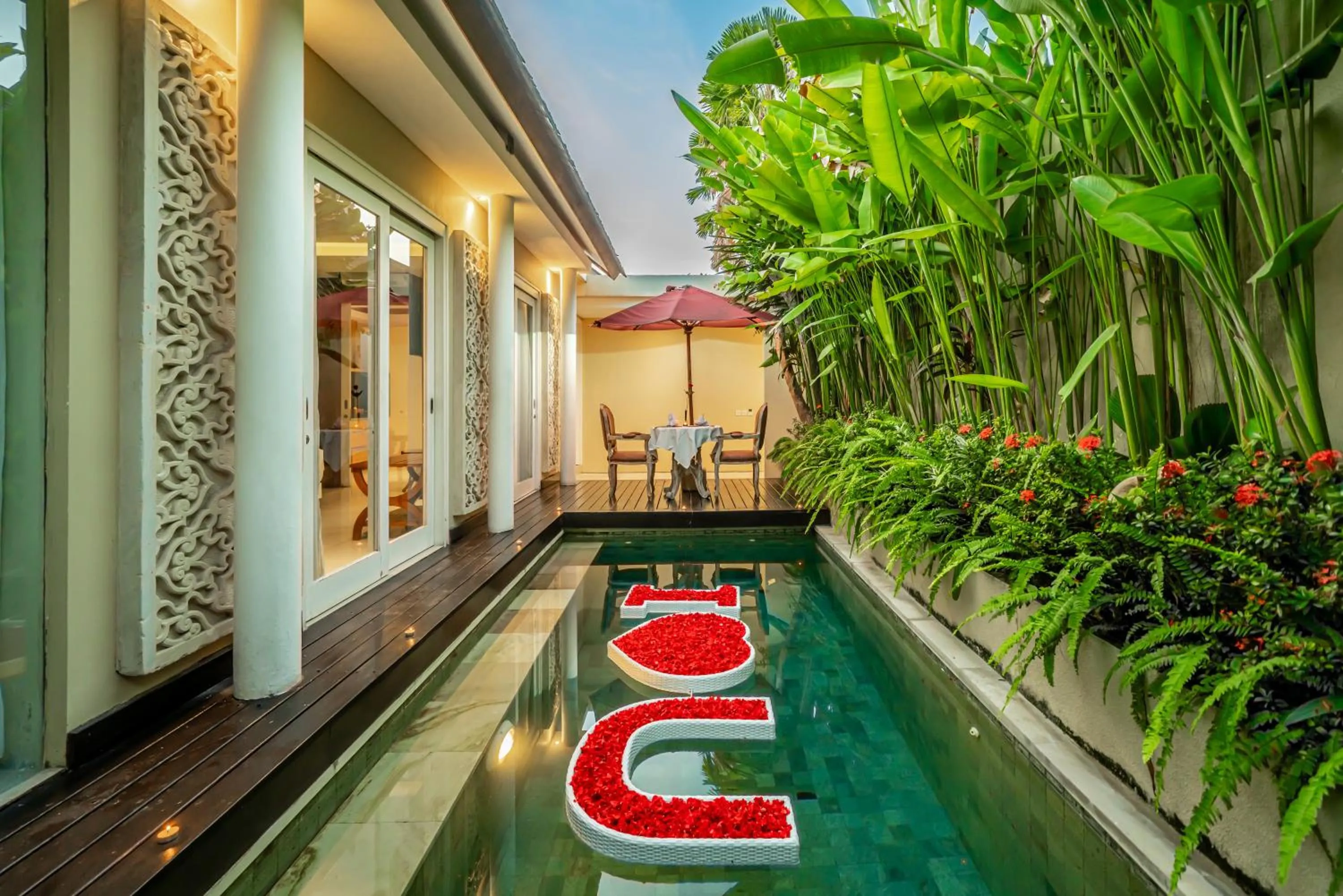Swimming pool in Sithala Villa Seminyak