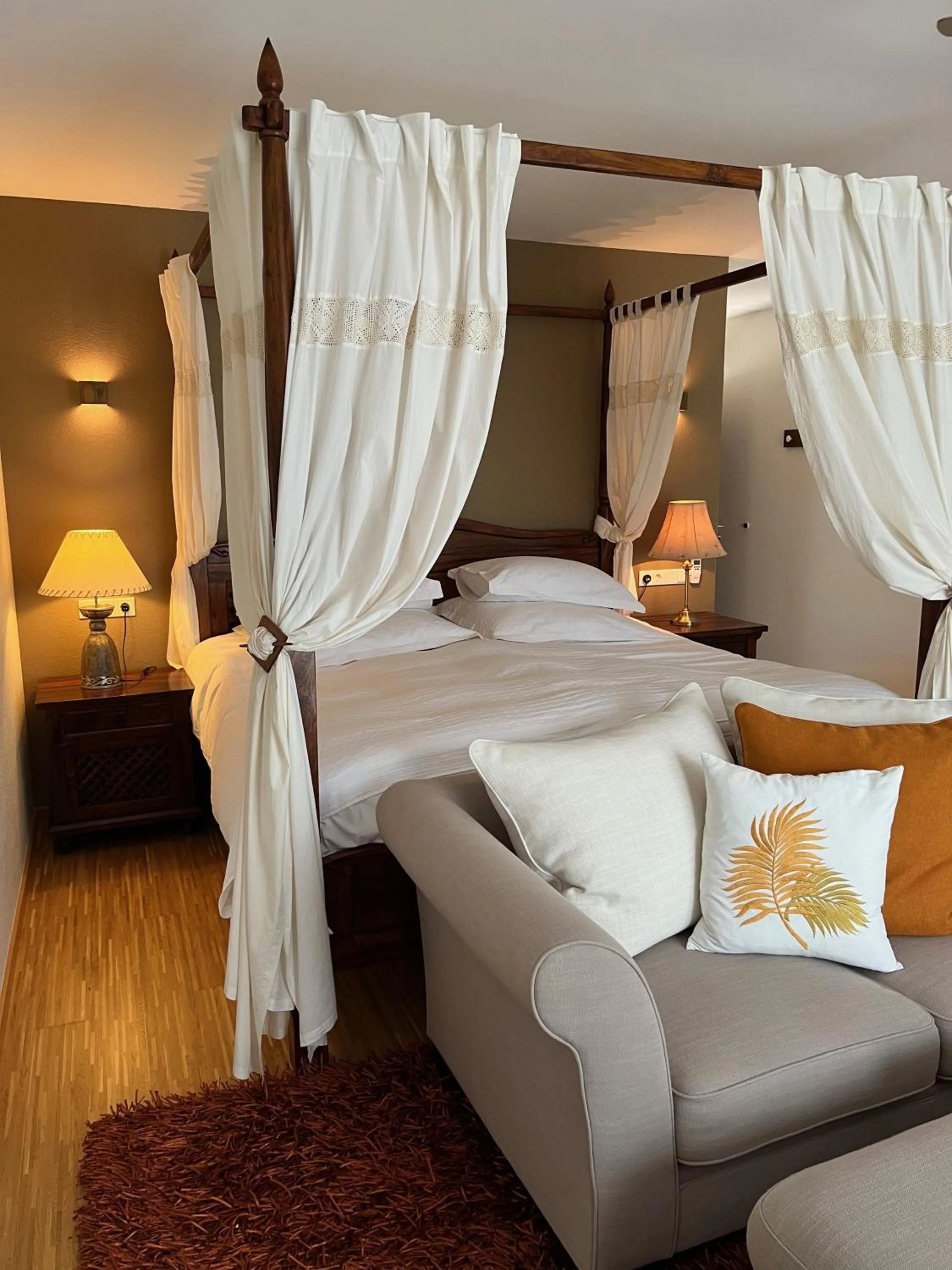 Bed in GästeHaus Auler Hof