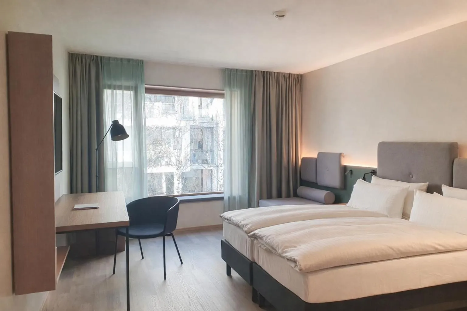 Bed in Hotel the YARD Berlin