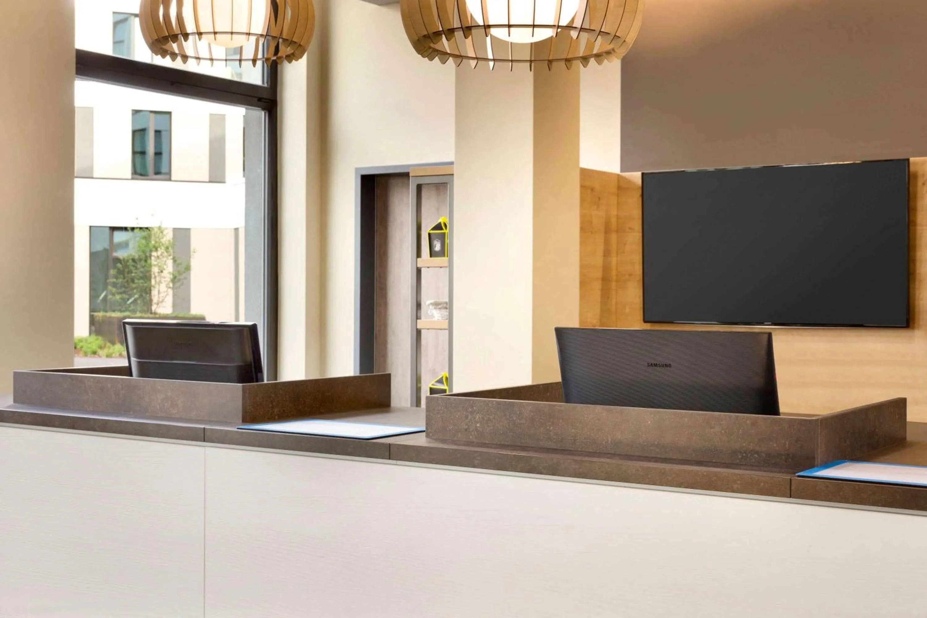 Lobby or reception in Super 8 Freiburg