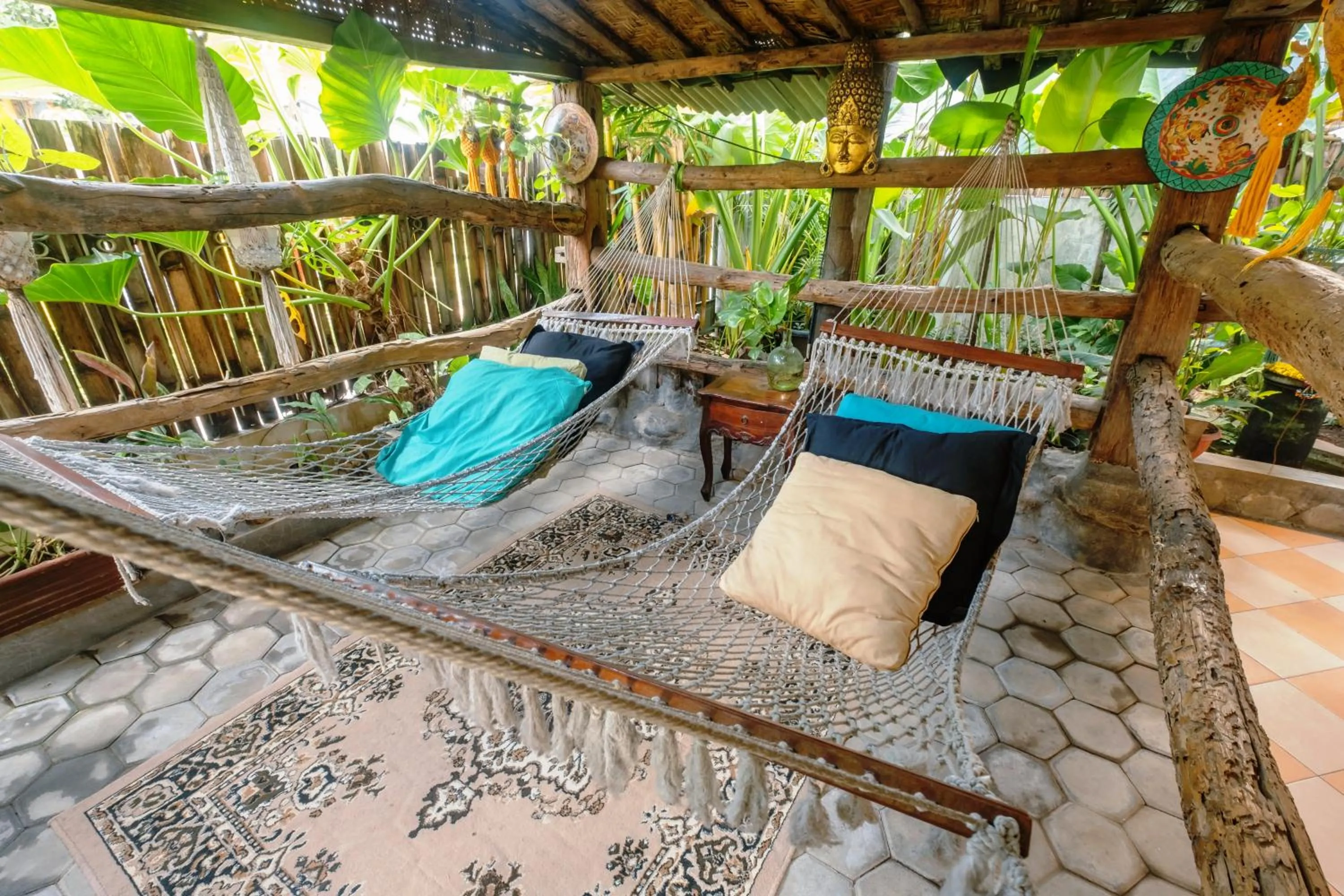 Garden in Happy Buddha Yogyakarta