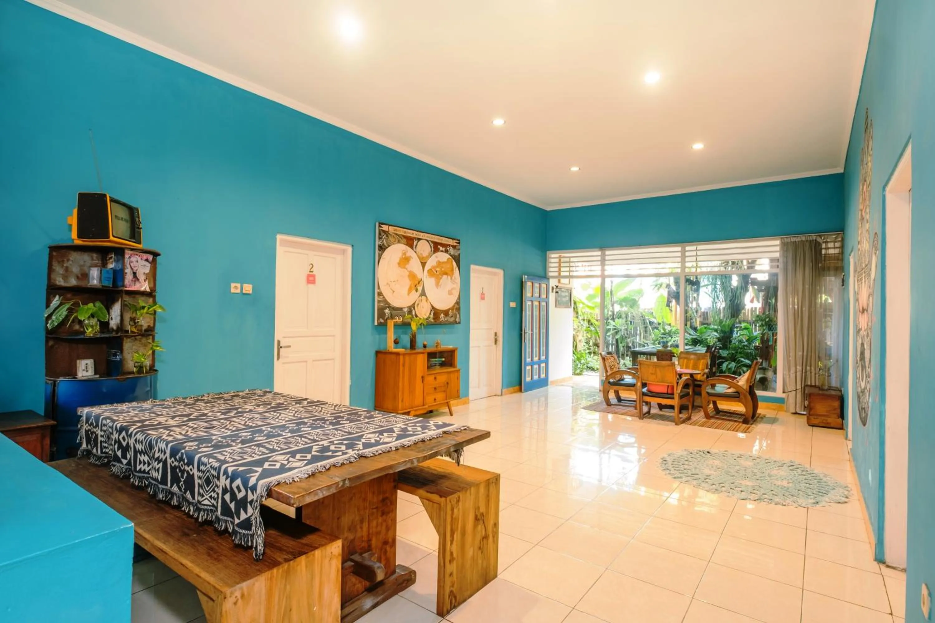 Living room, Bed in Happy Buddha Yogyakarta