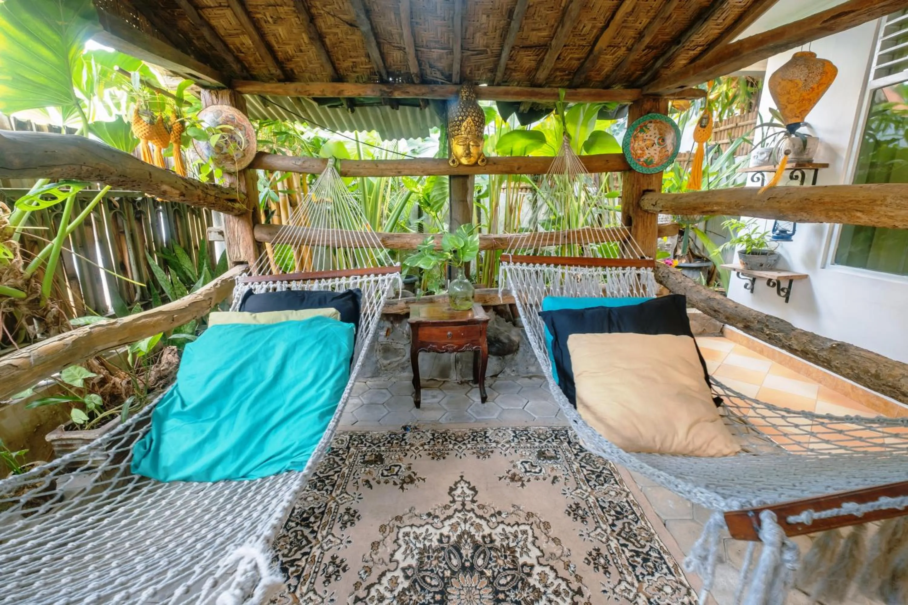 Garden in Happy Buddha Yogyakarta