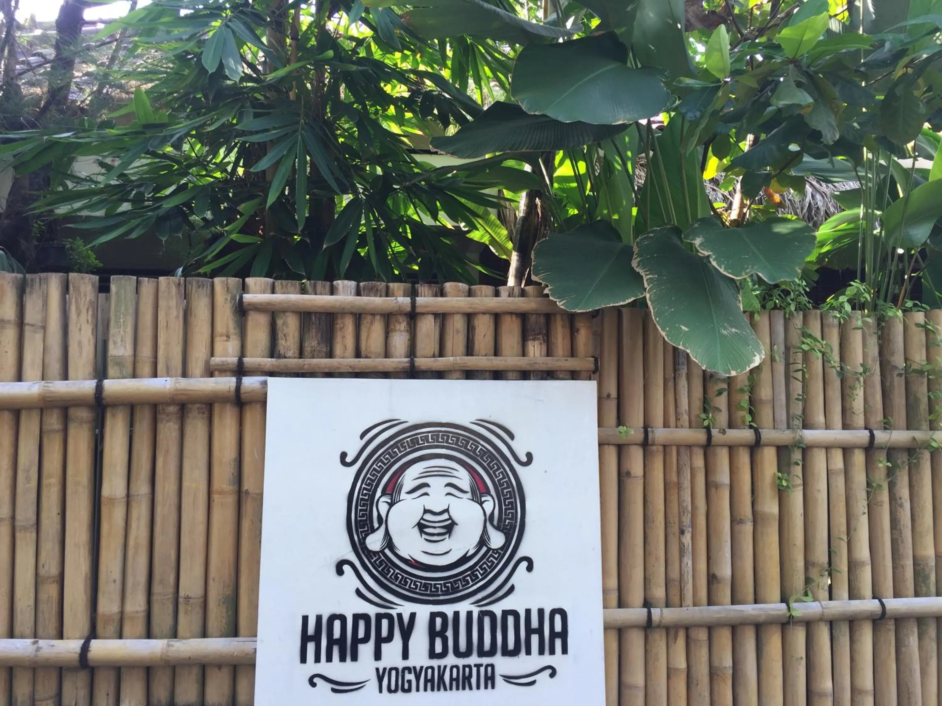 Garden in Happy Buddha Yogyakarta