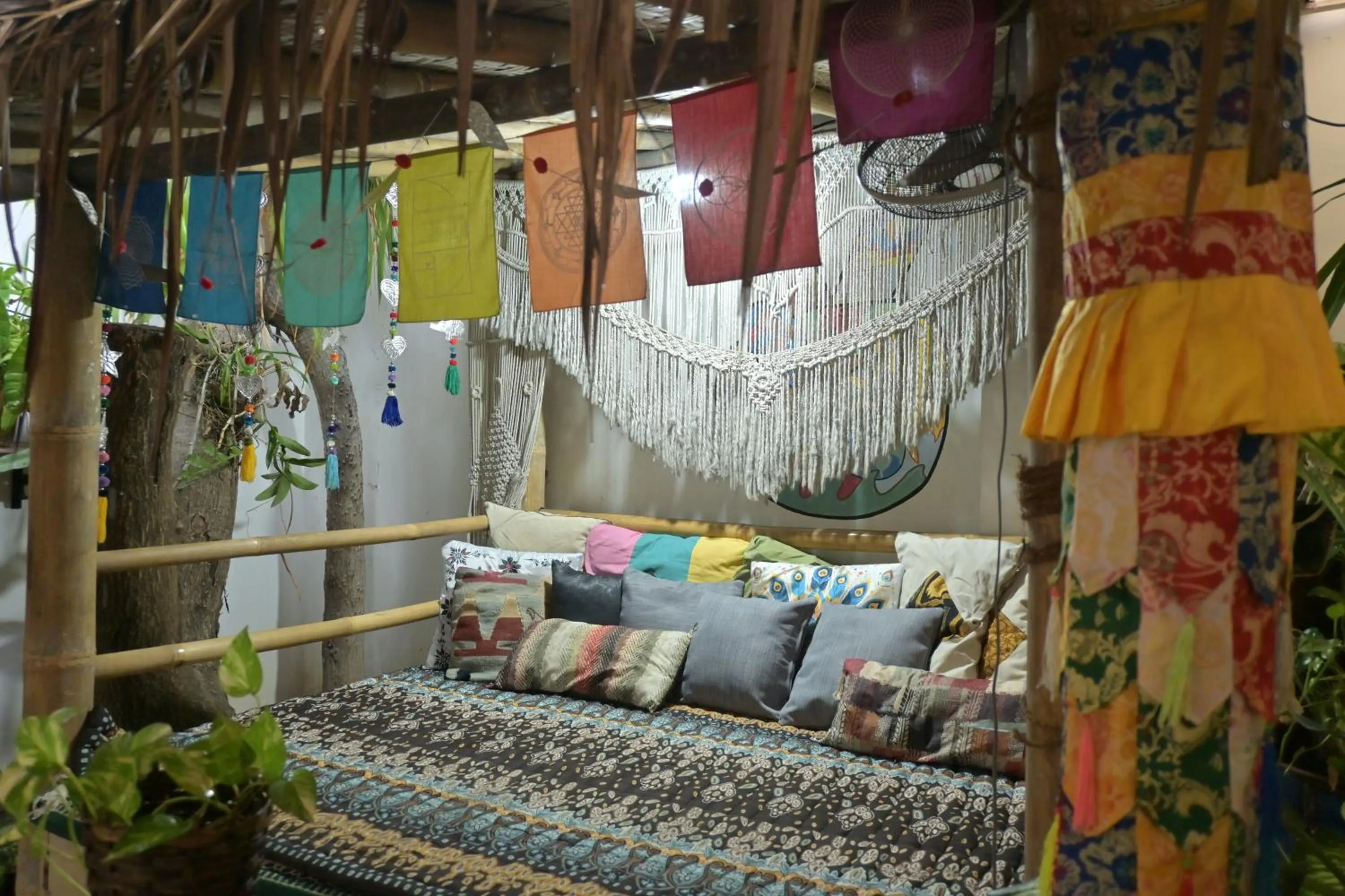 Property building, Bed in Happy Buddha Yogyakarta