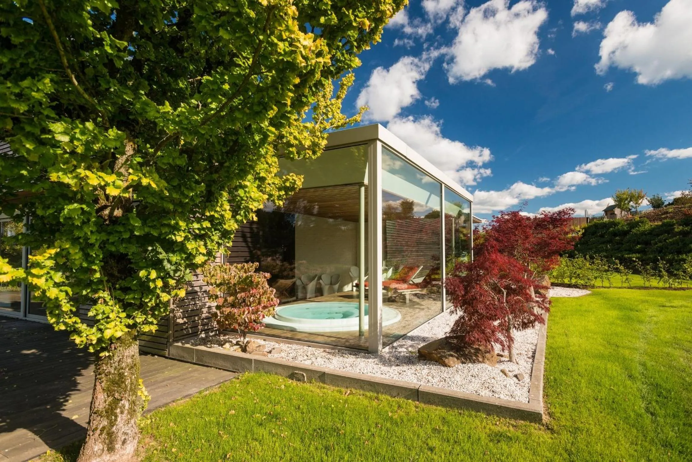 Pool view in Hotel des Bains & Wellness