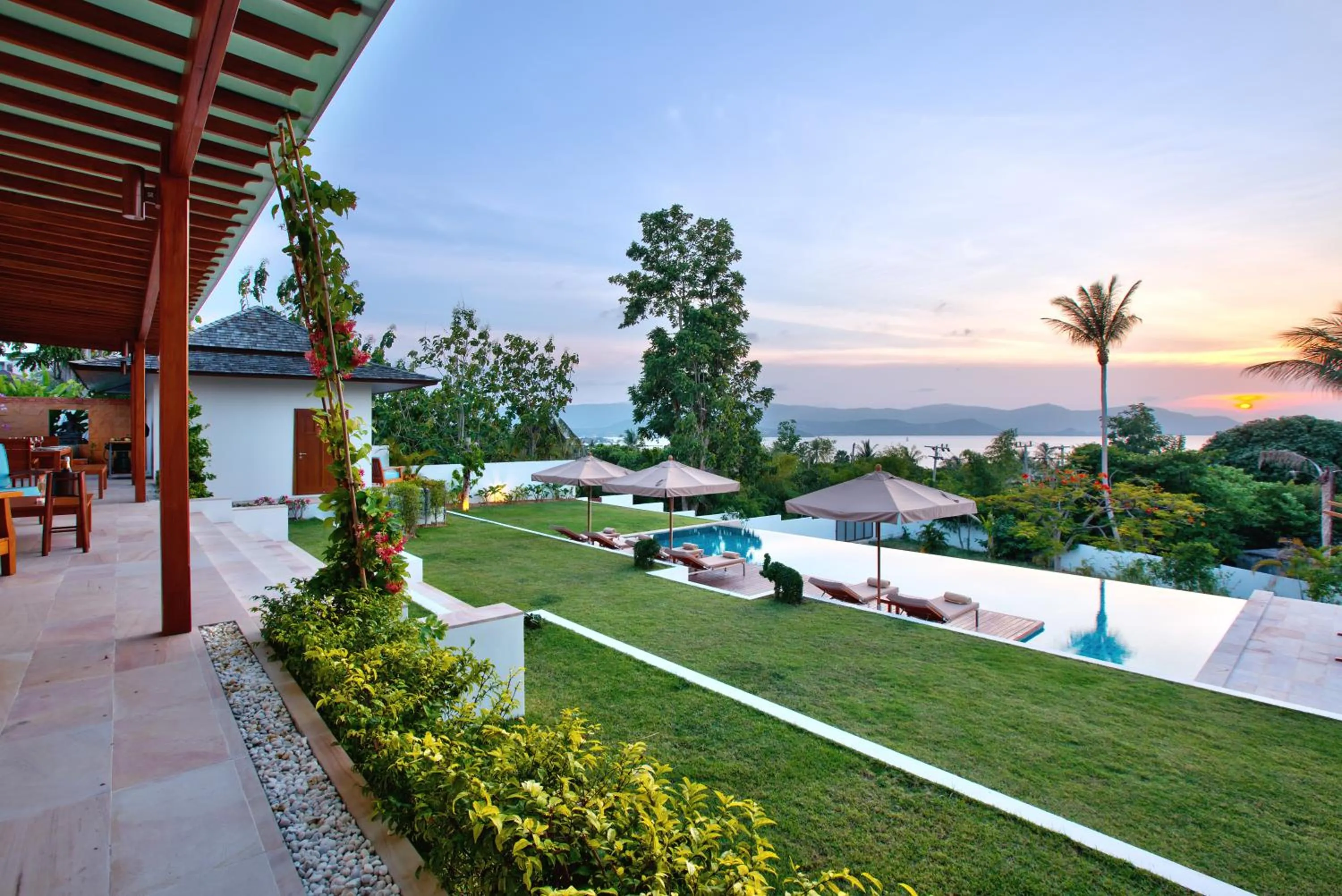 Natural landscape in Baan Apsara - Stunning Sea View 3 Bed Pool Villa